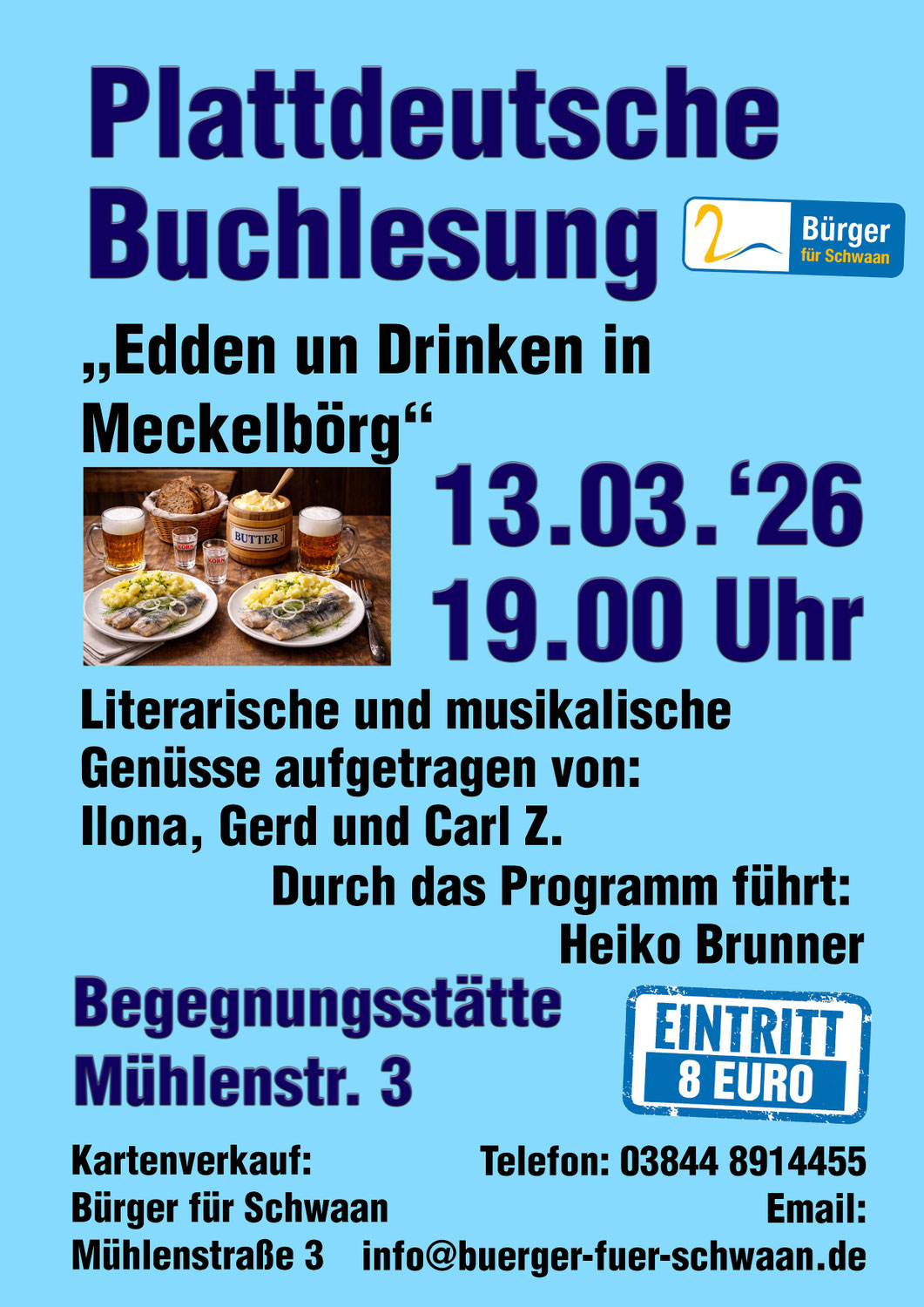 Plattdeutsche Buchlesung