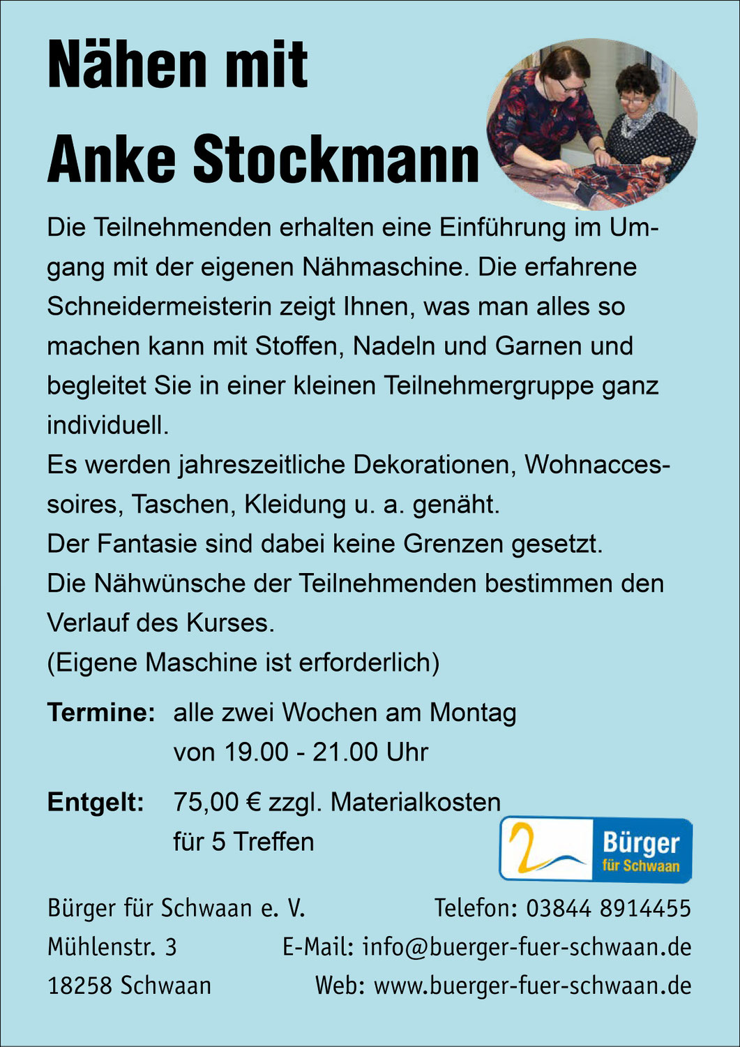 Nähen mit Anke Stockmann