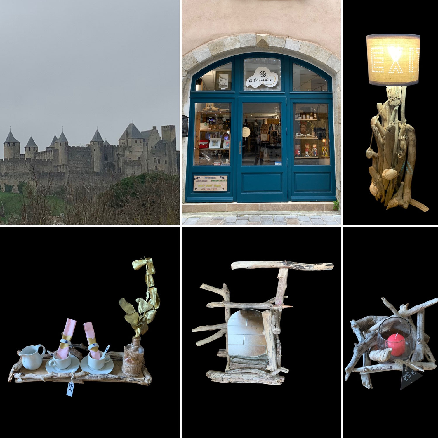 Installée pour 3 mois à la Boutique A L'ASSO DU 11 à CARCASSONNE