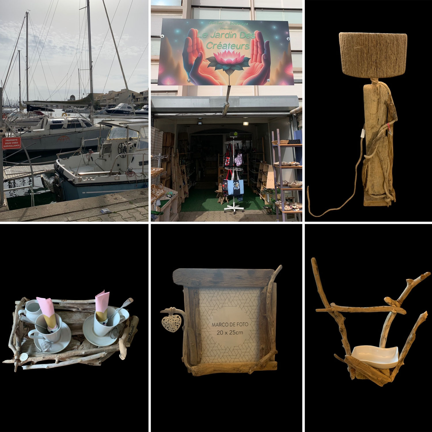 Si vous passez à Gruissan, mes créations sont exposées dans l'Atelier Boutique LE JARDIN DES CREATEURS pendant toute la saison estivale