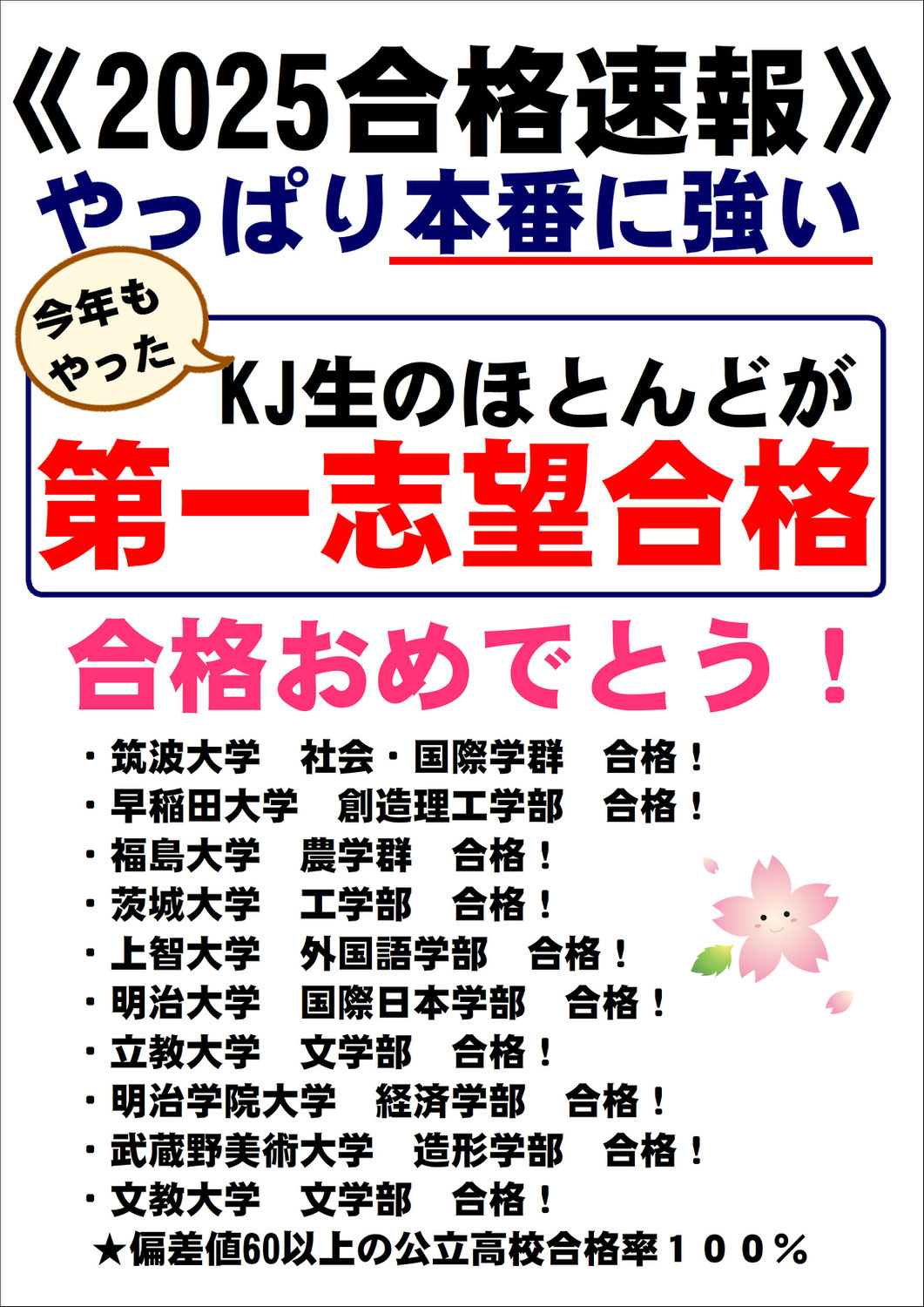 今年も受験が終わりました