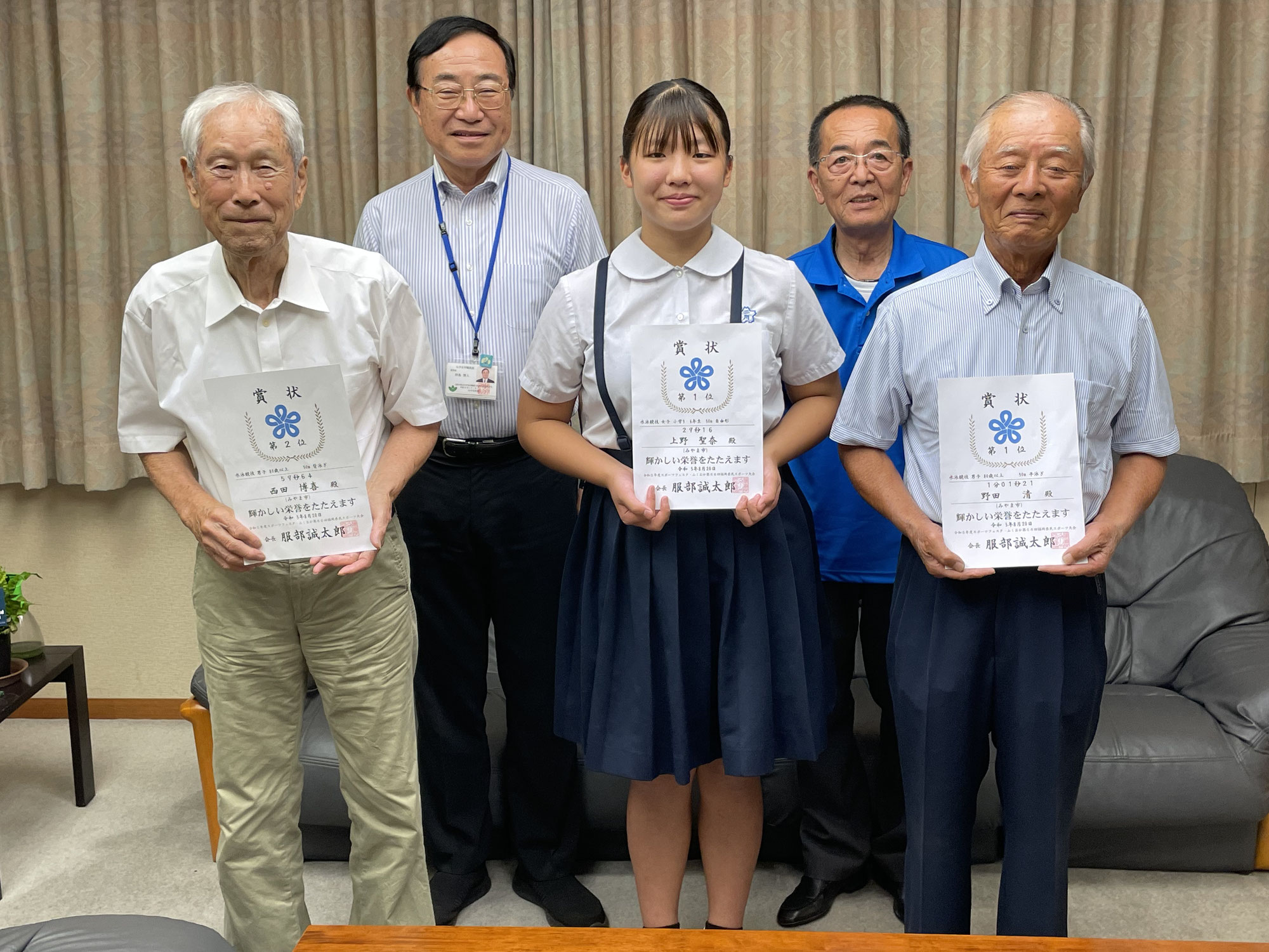 「第６６回福岡県民スポーツ大会」夏季大会（水泳競技）結果報告