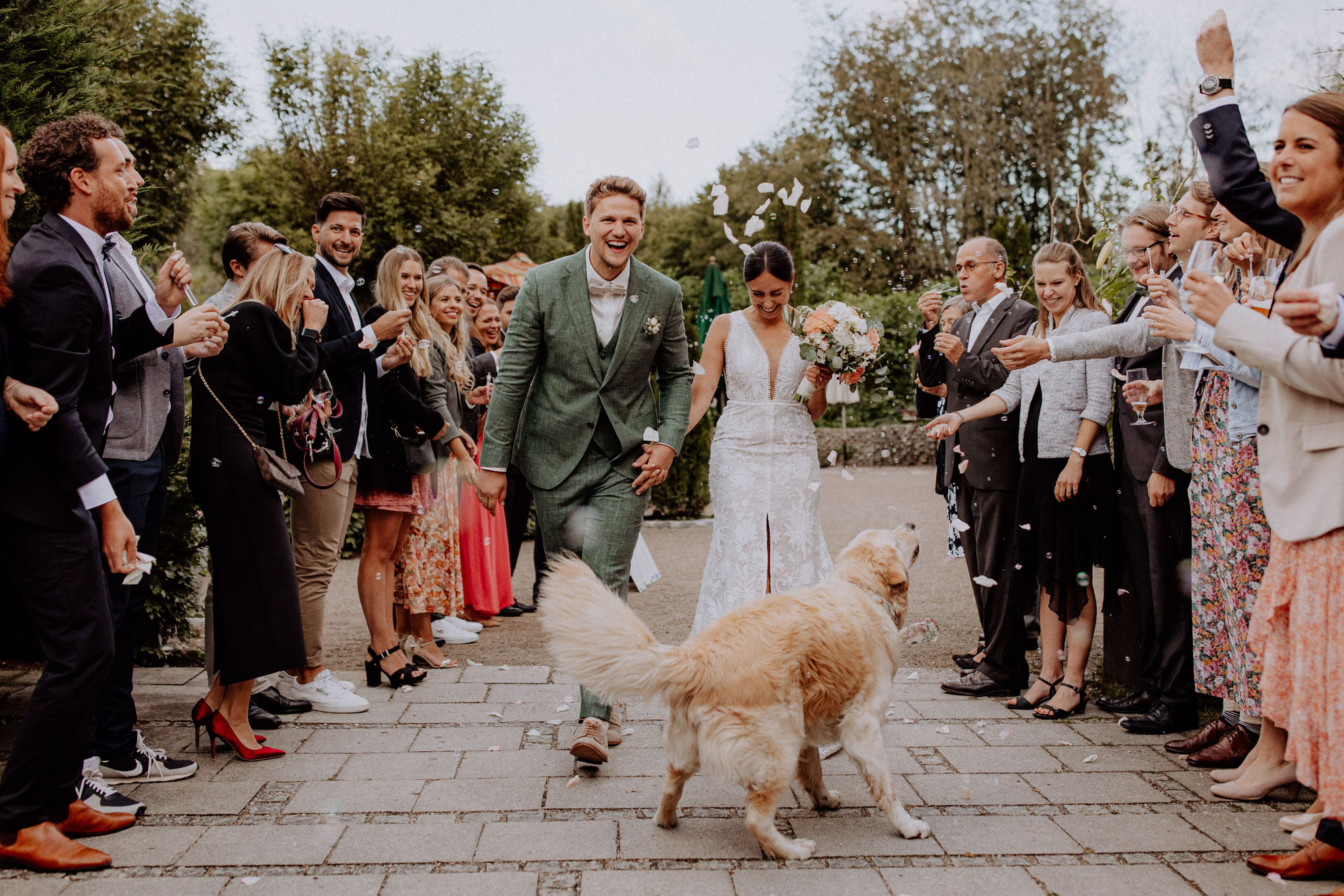 Hochzeit in der alten Gärtnerei in Taufkirchen