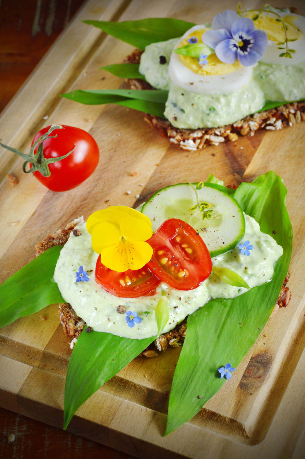 Bärlauch-Gurke-Brotaufstrich