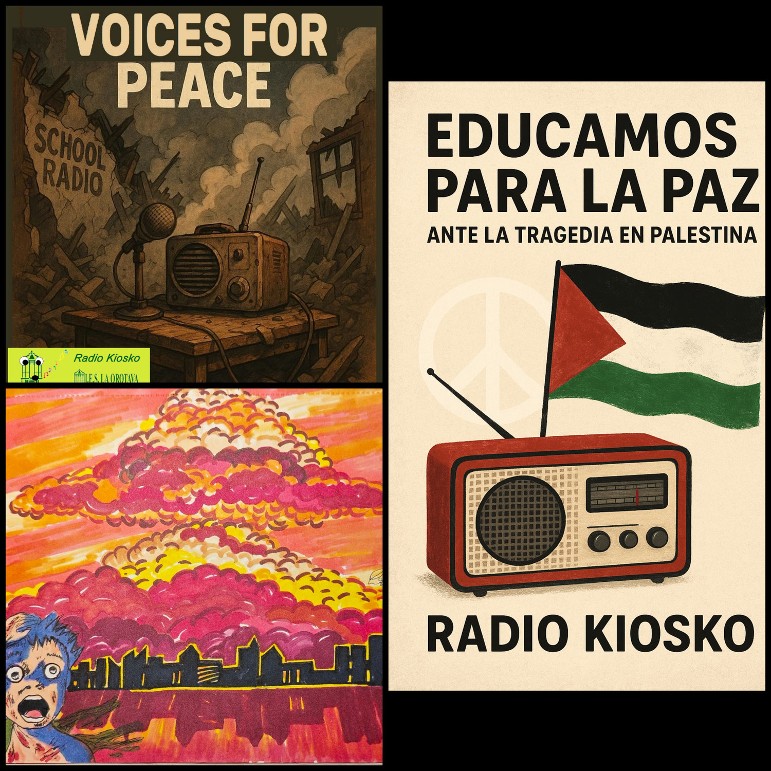 Arranca la nueva temporada de Radio Kiosko 2025/26 con el programa "Voces por la Paz"
