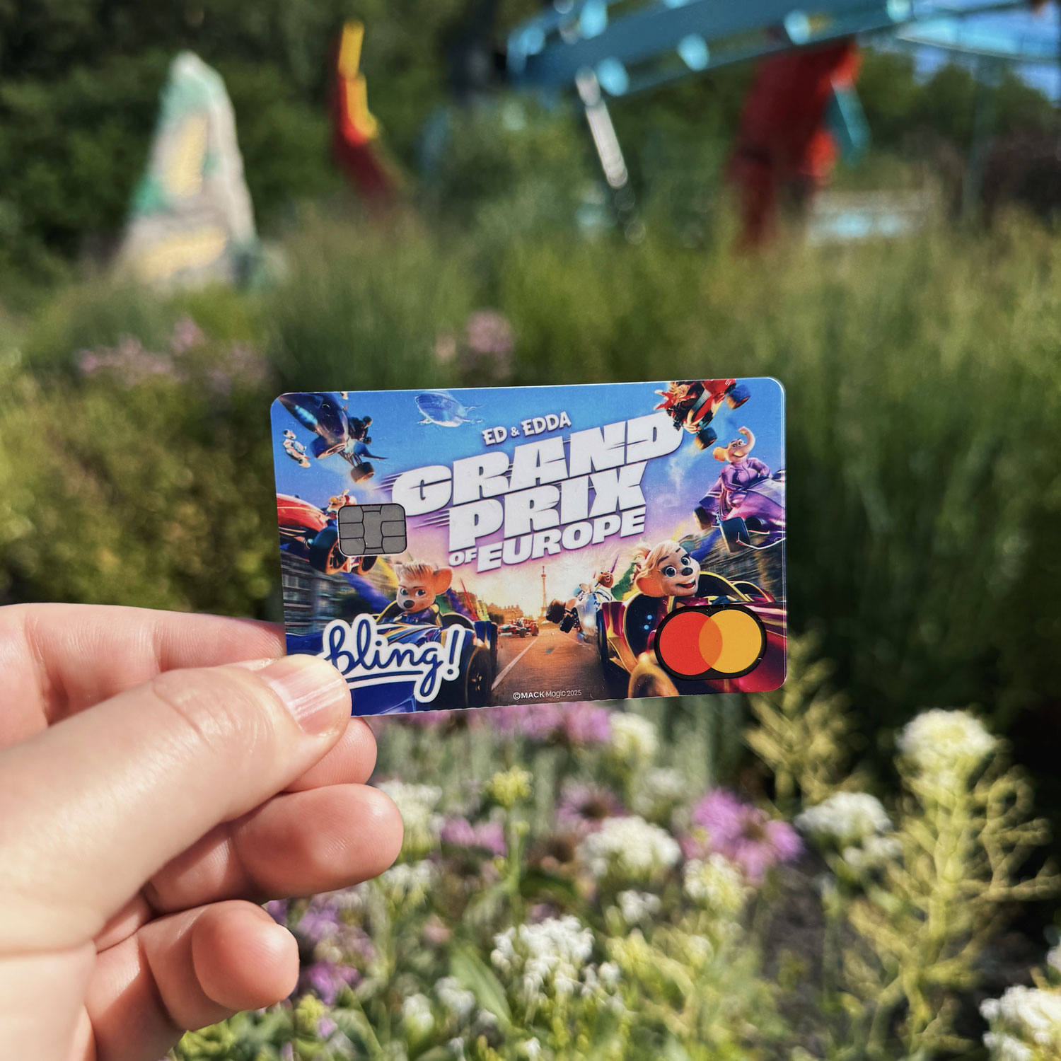 Limitierte Sonderedition der Bling Card zum Kinostart von GRAND PRIX OF EUROPE