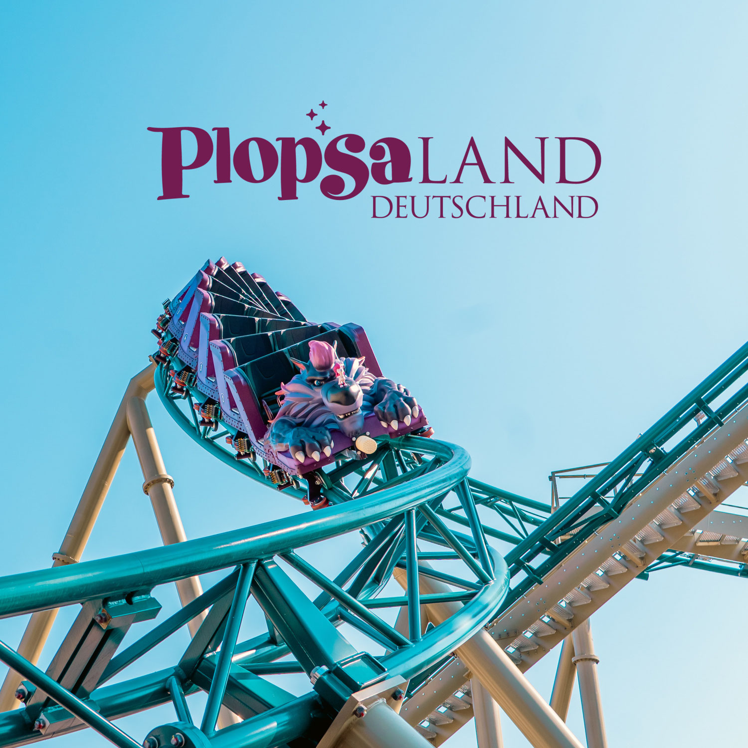 Eröffnung "100% Wolf" Achterbahn im Plopsaland Deutschland