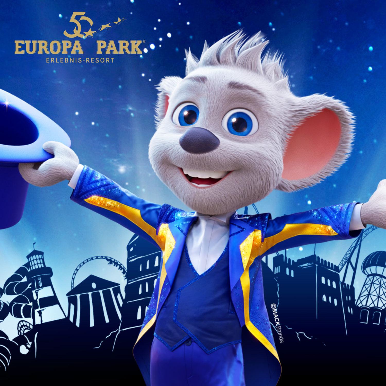 Feiern unter Sternen: 50 Jahre Europa-Park