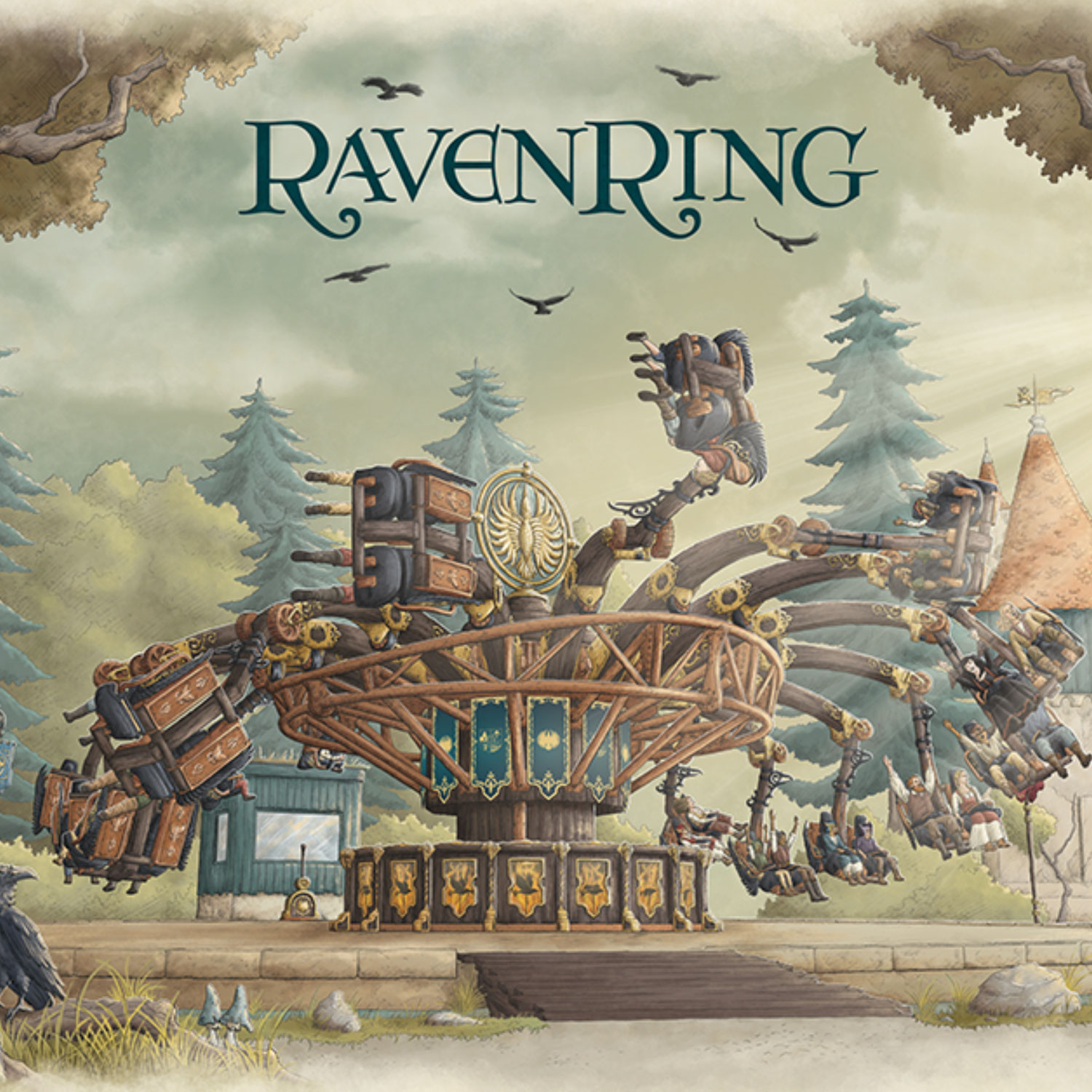 Neue Raveleijn-Attraktion in Efteling: Ravenring eröffnet in diesem Winter