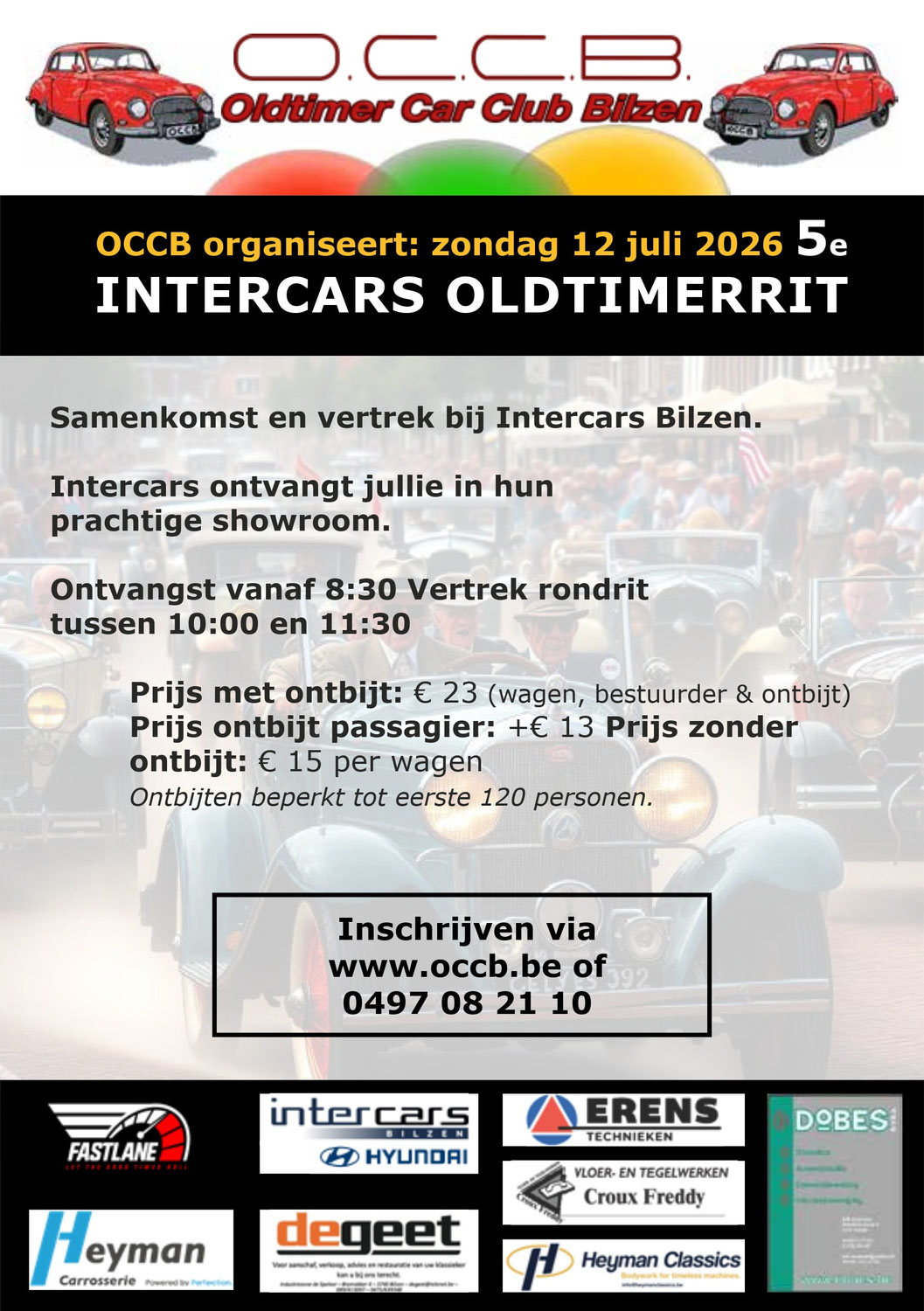 Intercars 2026 voor de 5de keer al! Mis deze editie niet!