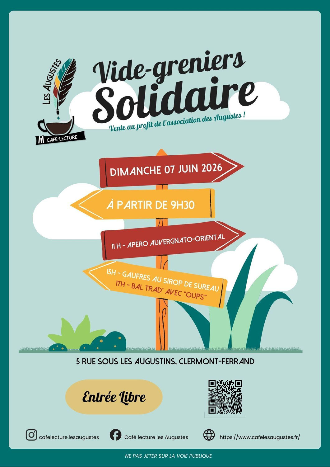 Vide-grenier solidaire - 07/06 toute la journée