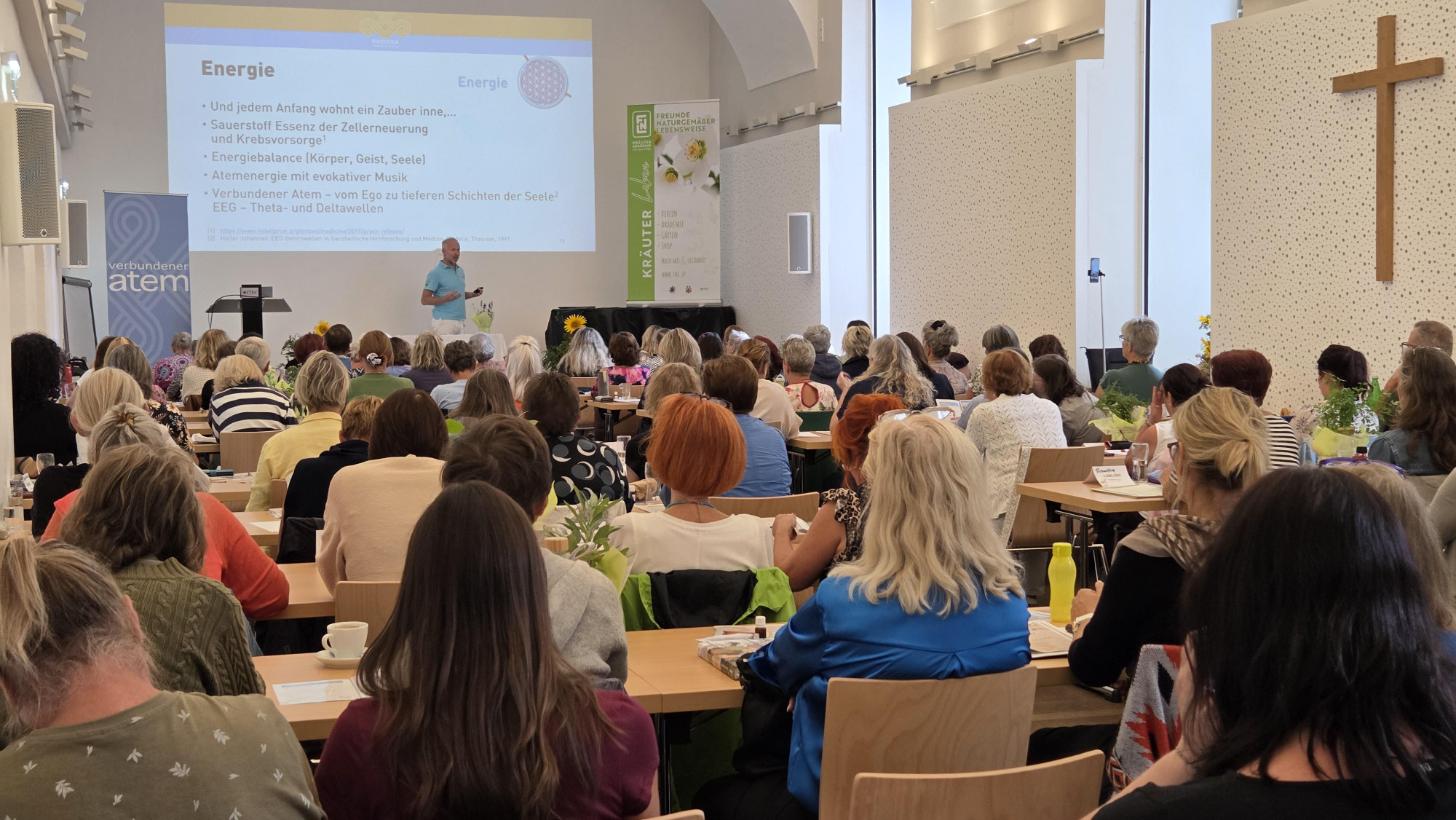 FNL Kräuter Vital Tage, Konferenz - Vortrag Verbundener Atem und andere Atemtechniken