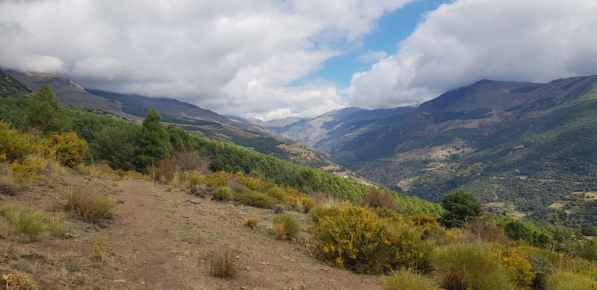 Das Verschwinden der Berge beim Näherkommen