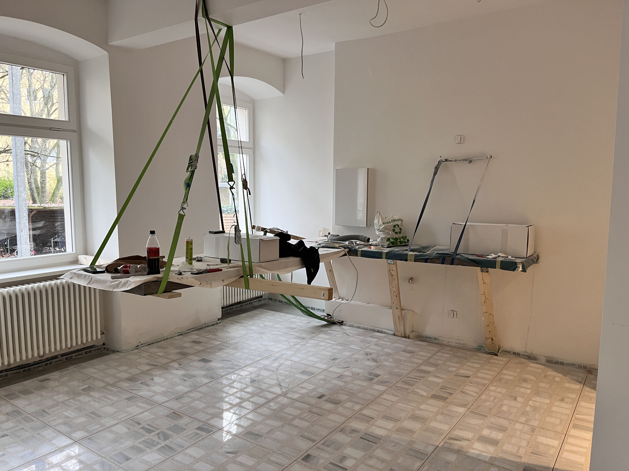 Zwischenstand in Berlin-Mitte: Hochwertiger Ausbau schreitet voran