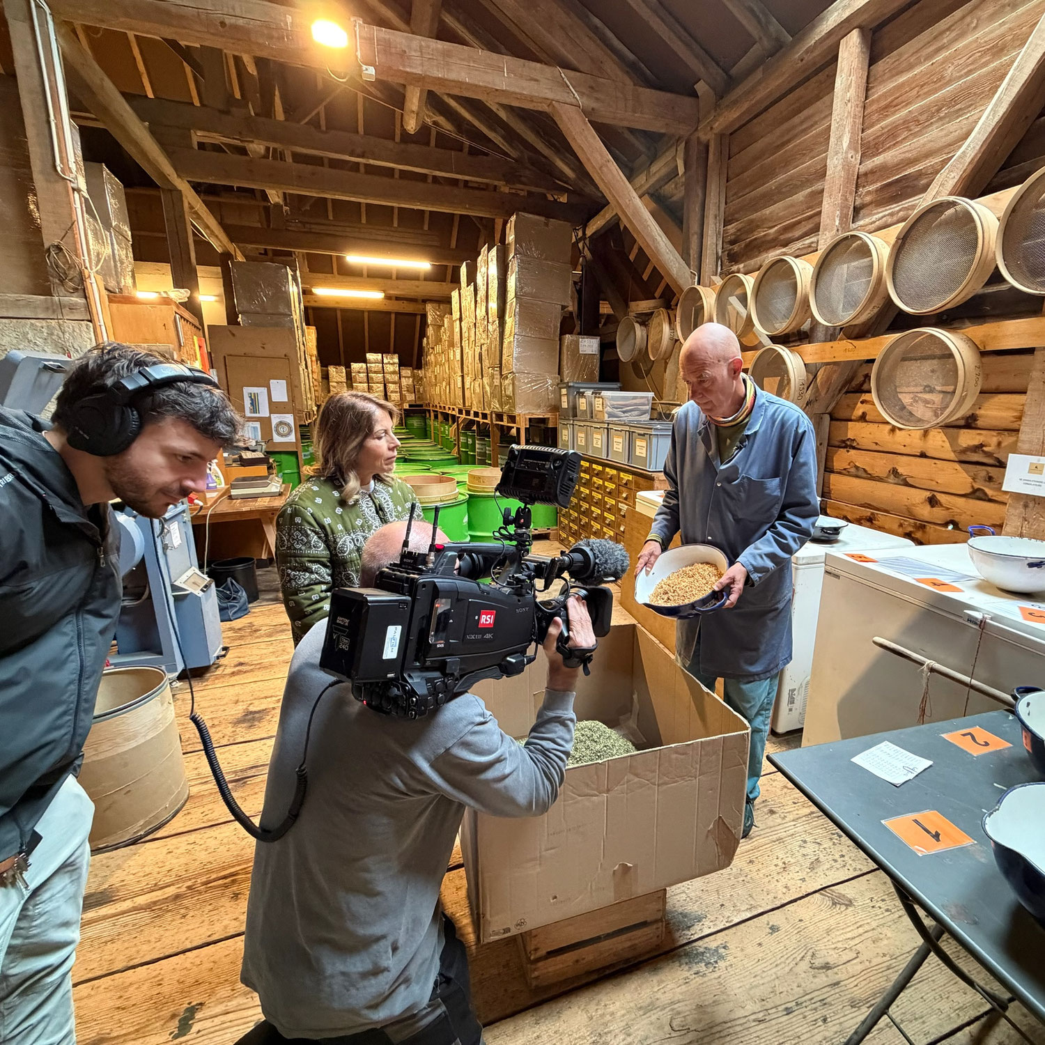 Reportage télévision suisse italienne RSI