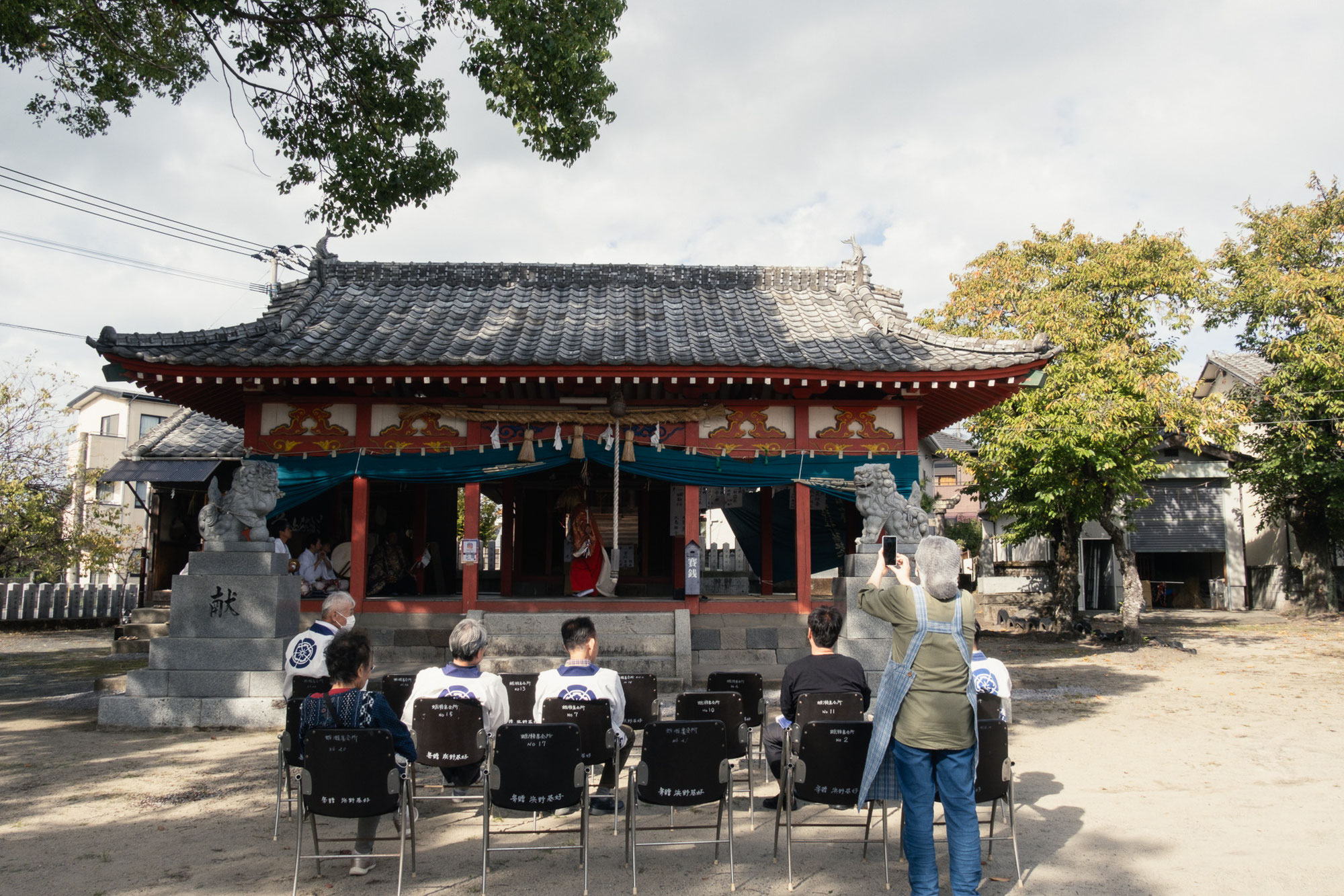 中津市 蛎瀬 八坂神社 蛎瀬神楽奉納へ｜フォトライターの歴史カメラ散歩