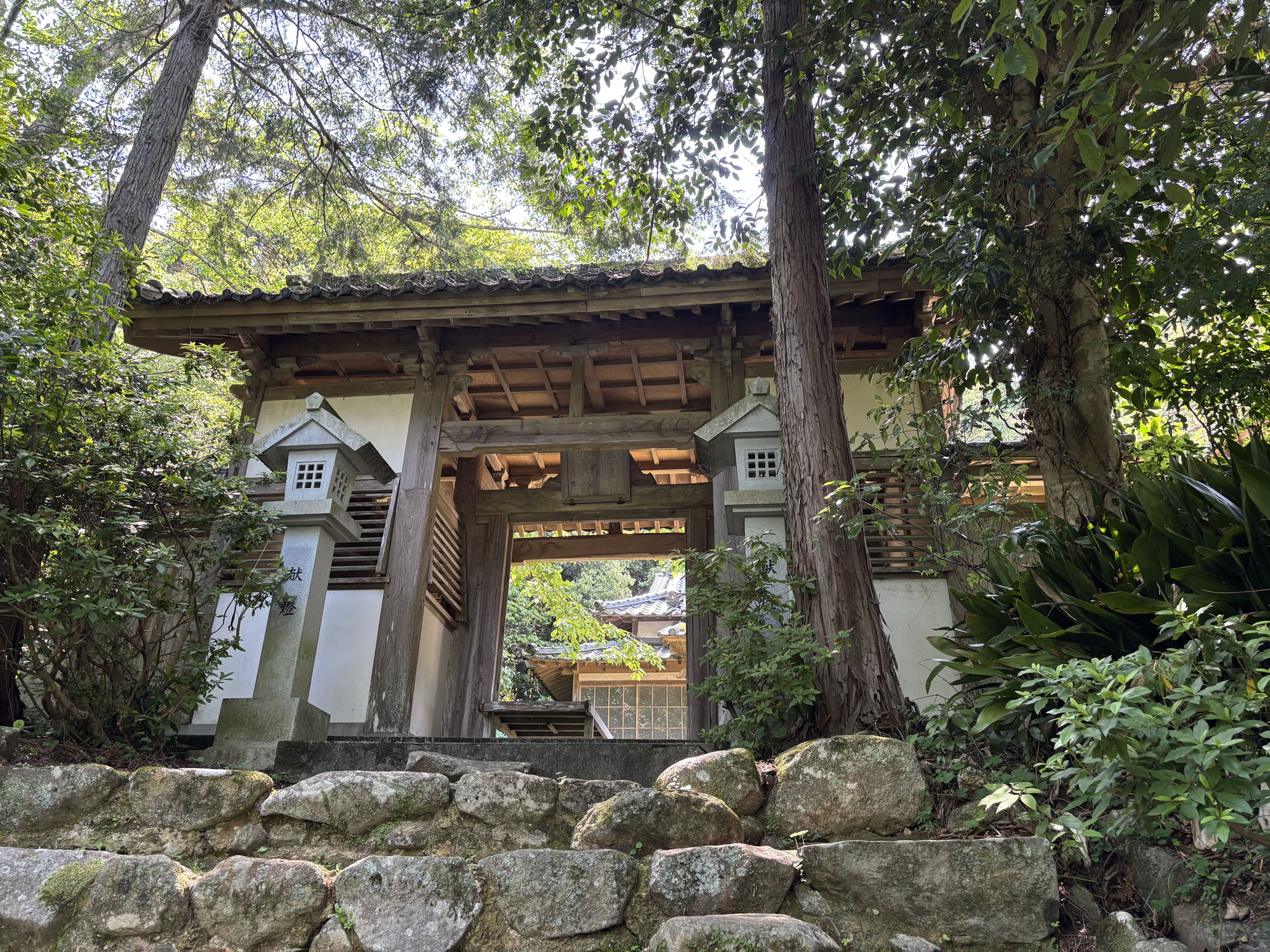 ZINEの新作「あめつちと花」の内容確認に豊前市の如法寺へ