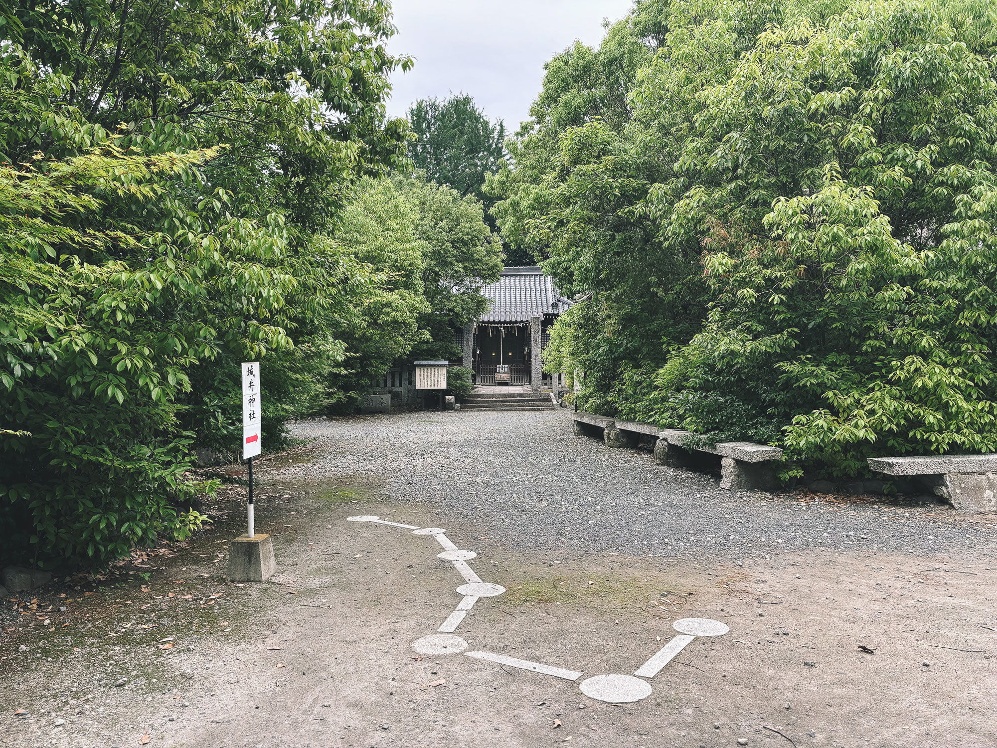 中津城の北斗七星の謎（宇都宮鎮房を祀る城井神社の手前）