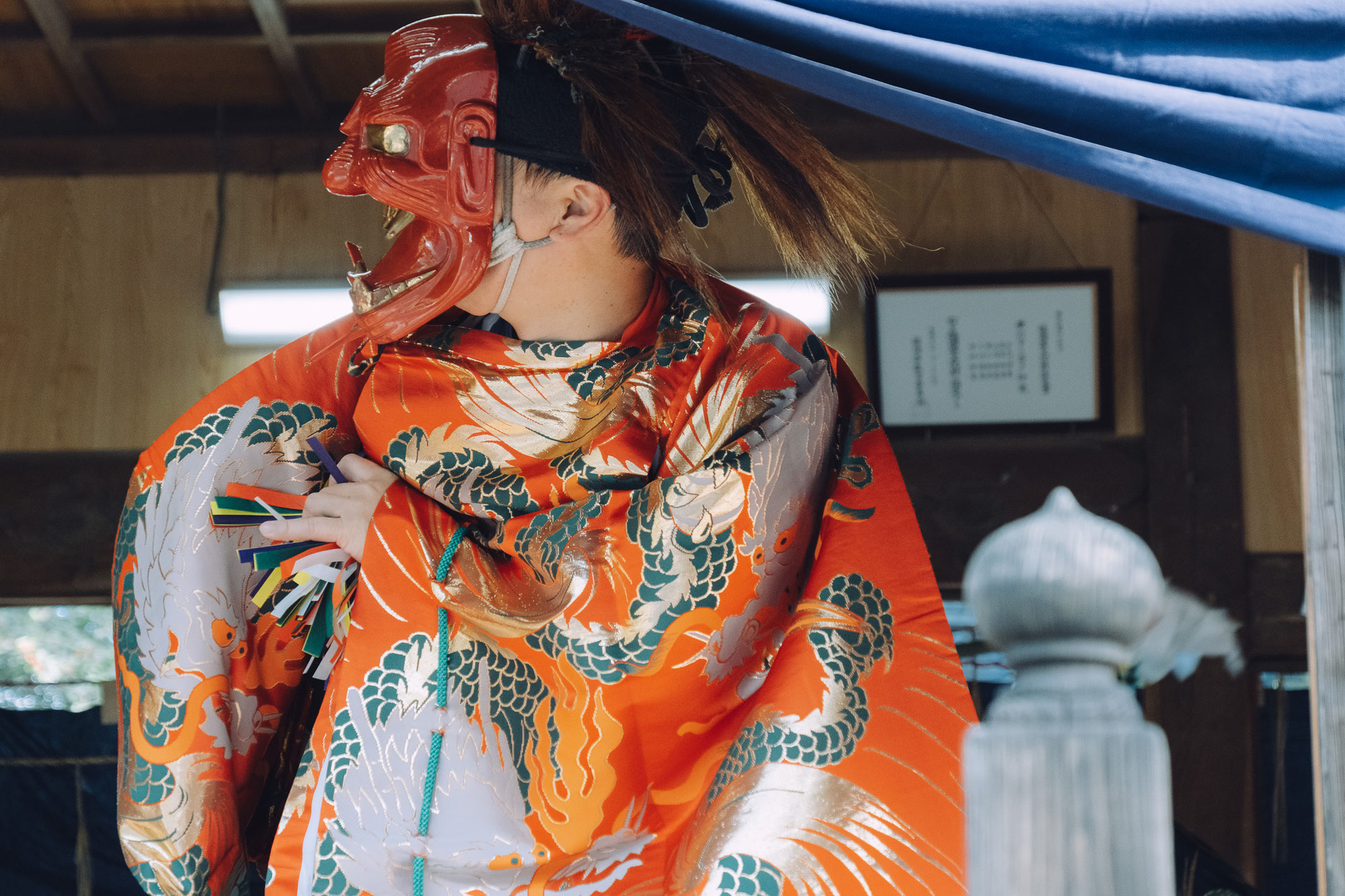 【豊前市】春日神社 三毛門神楽講奉納へ｜フォトライターの歴史カメラ旅