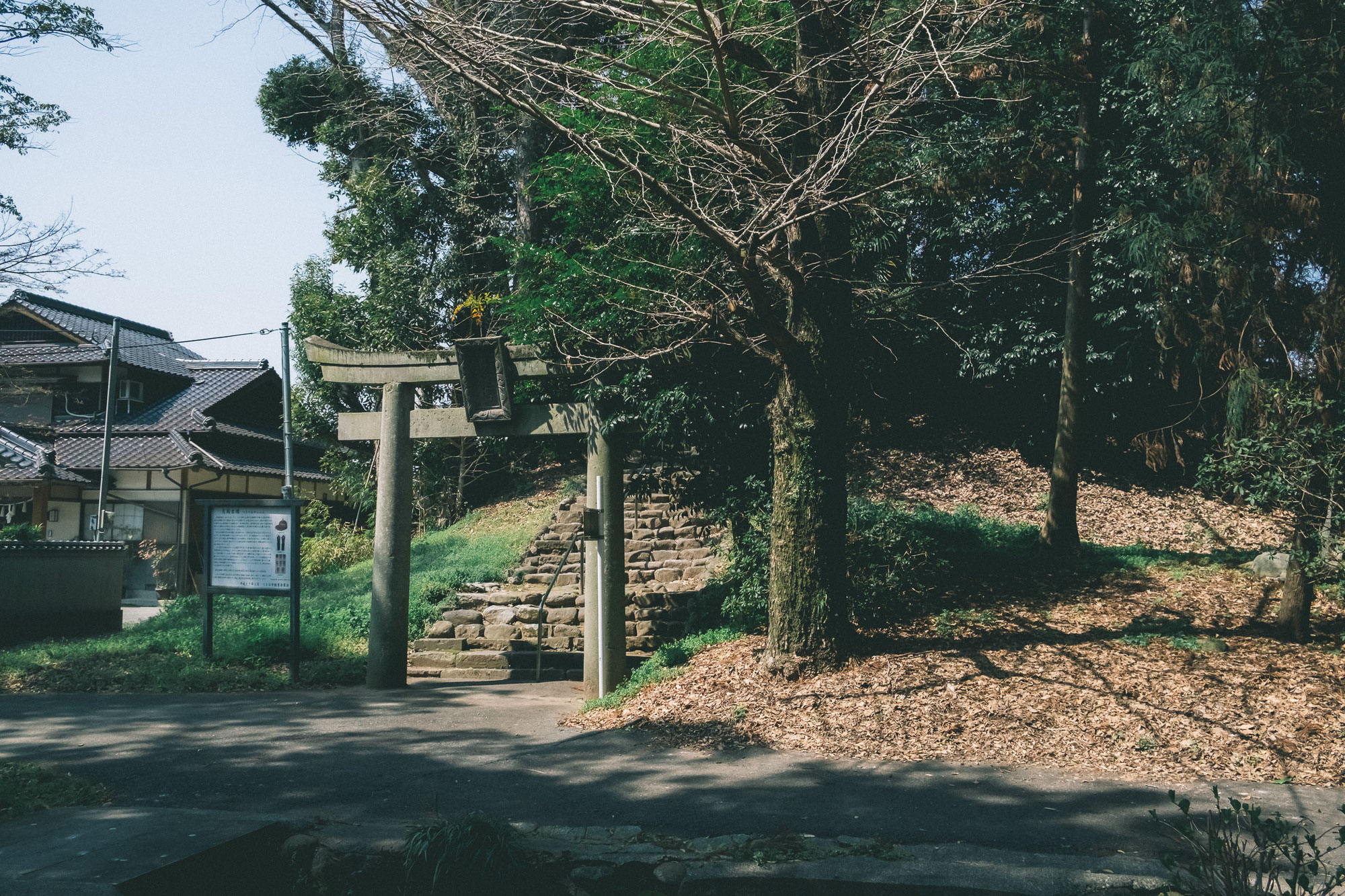 【うきは市吉井町】若宮八幡神社内「月岡古墳」に行ってきました
