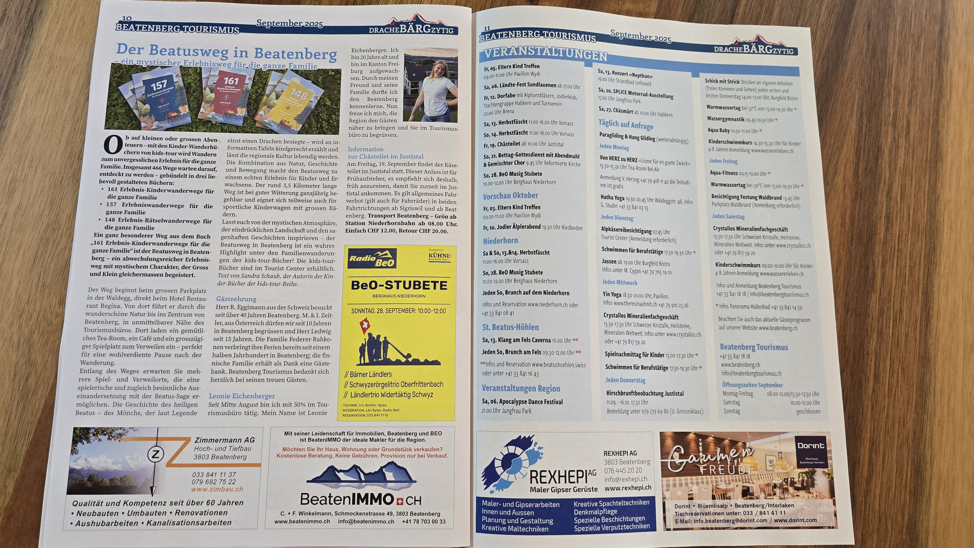 Beitrag in der Drache Bärgzytig