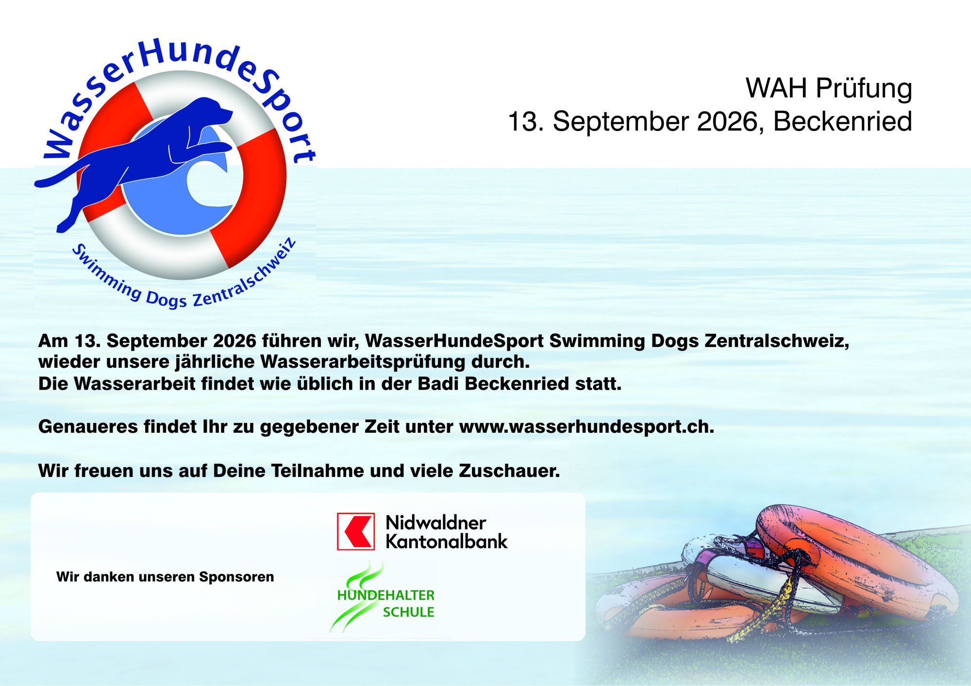 Wasserarbeitsprüfung 2026