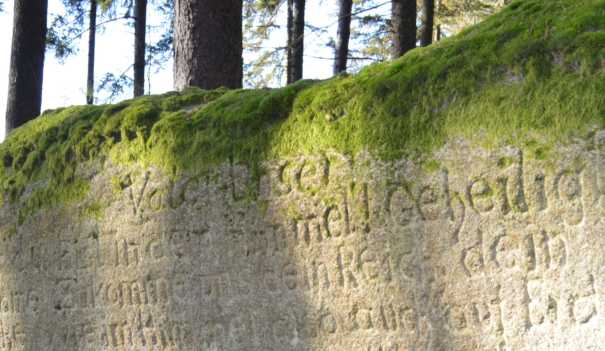 Wanderung zum "Vater-Unser-Stein"