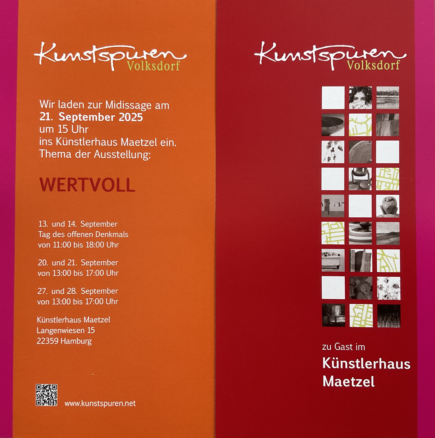 Ausstellung WERTVOLL im Künstlerhaus Maetzel