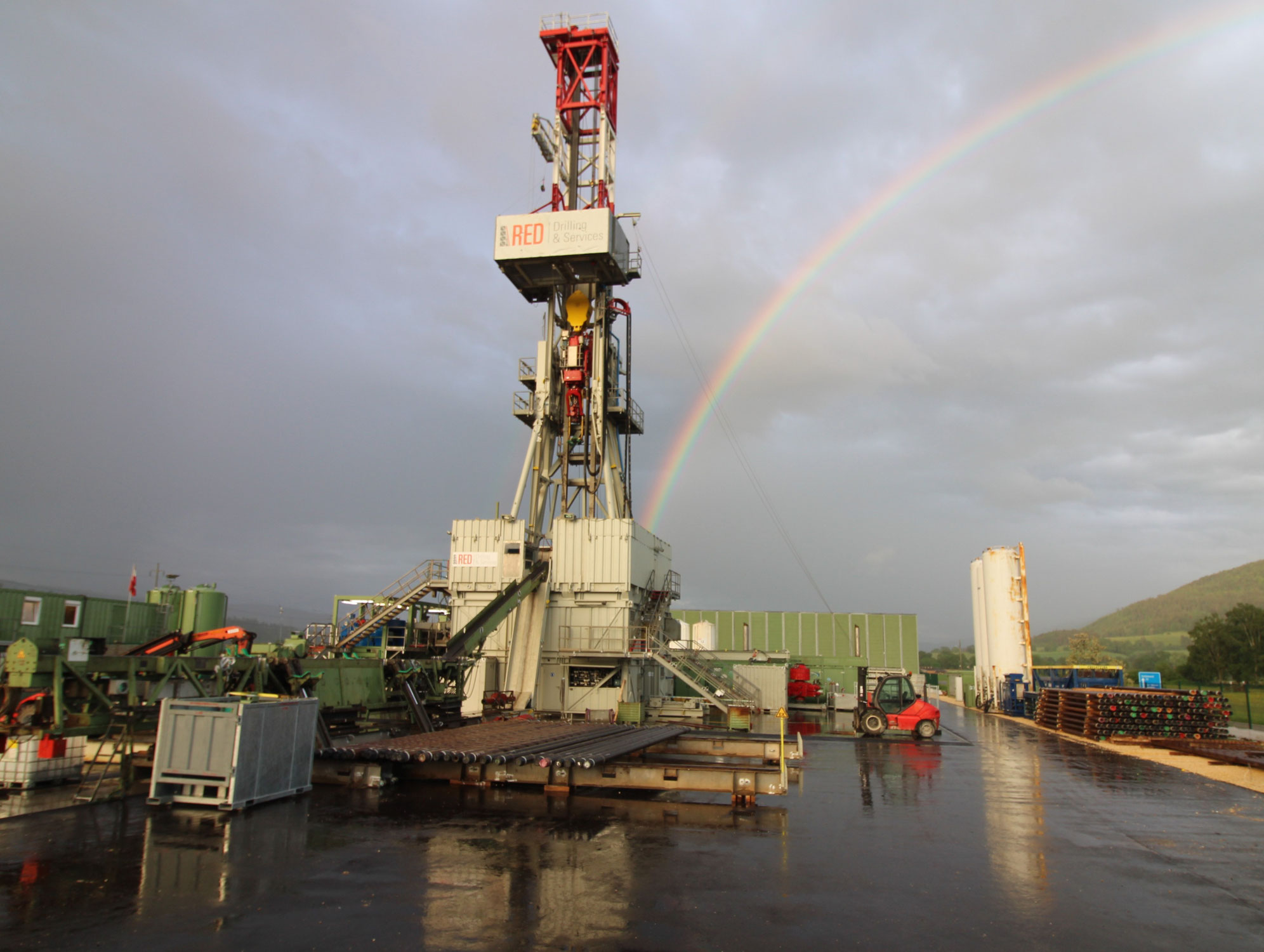 Erkundungsbohrung Haute-Sorne – Basis des Mesozoikums in ca. 1500 Meter Tiefe erreicht.