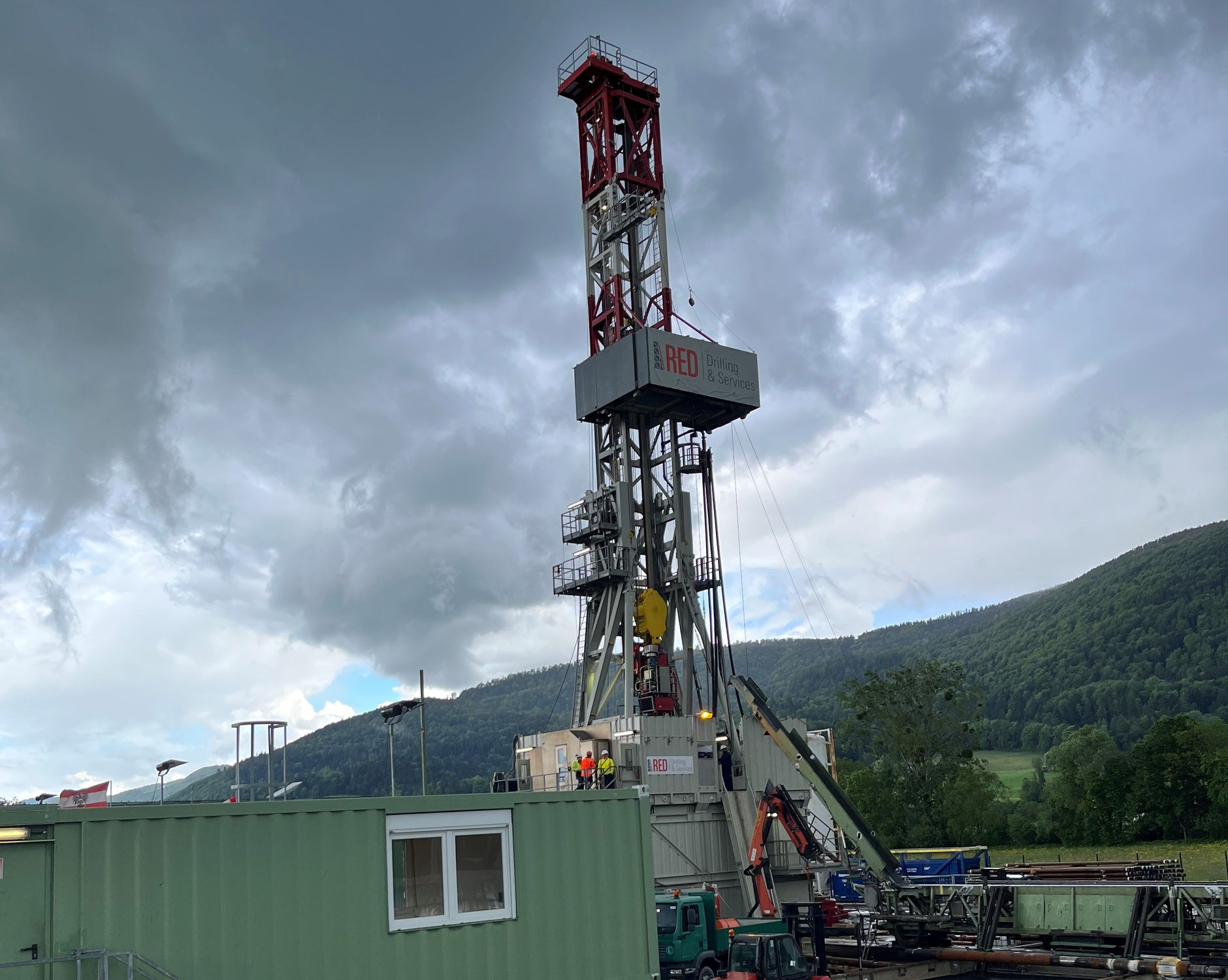 Start der Bohrarbeiten für das Geothermieprojekt Haute-Sorne