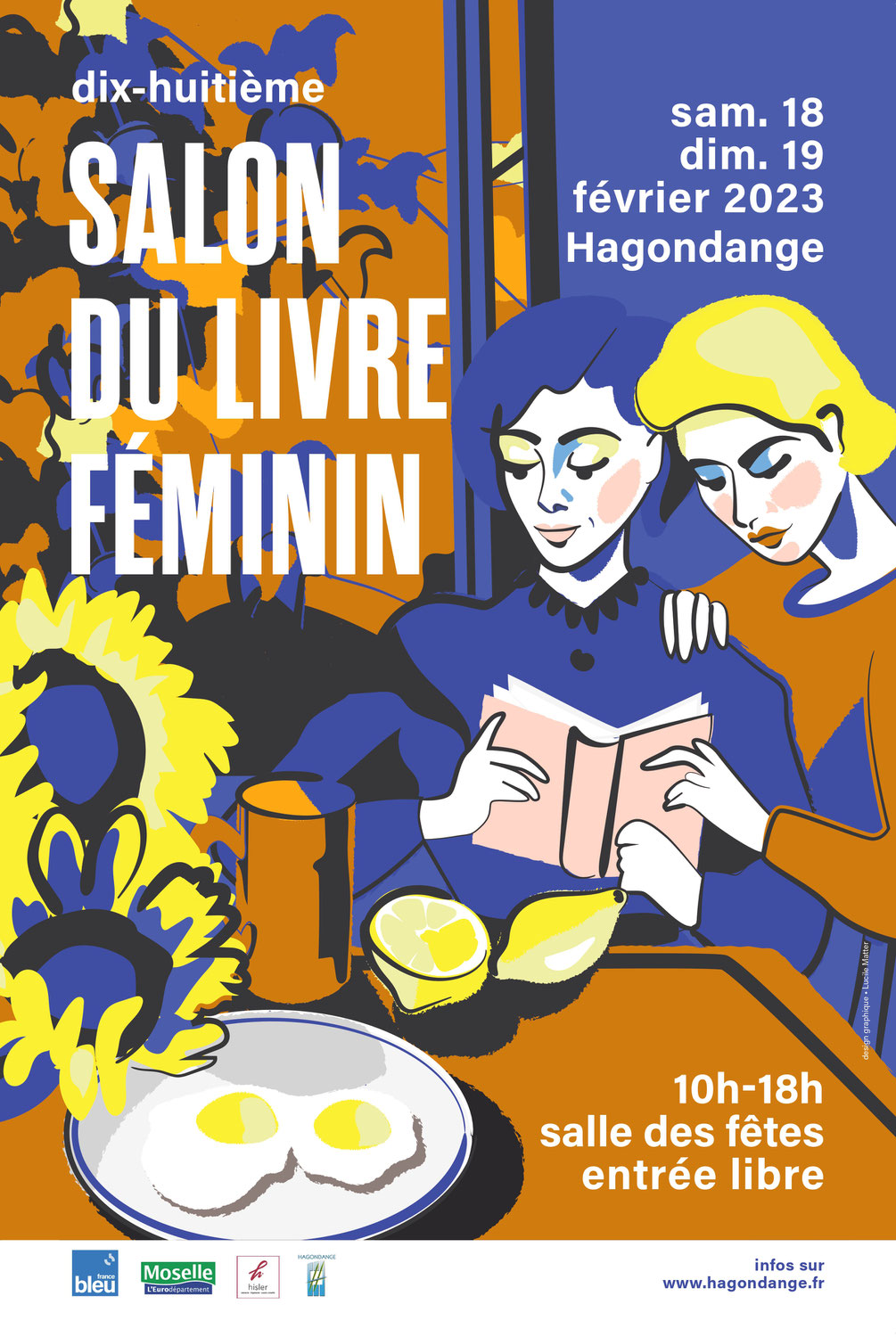 Gaëlle Piton autrice en dédicace au Salon  du Livre féminin d'Hagondange (Grand Est) les 18 et 19 février 2023