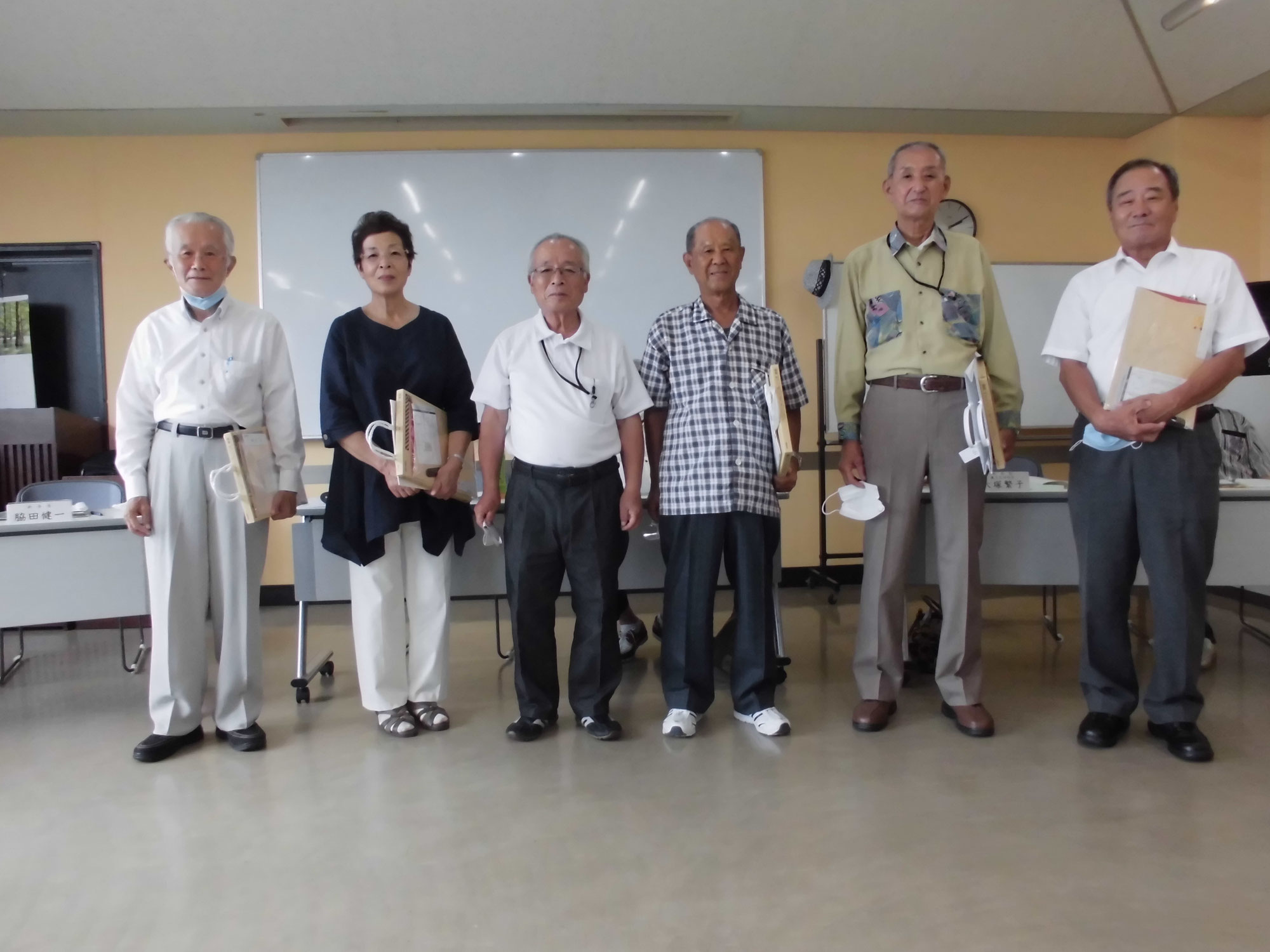 府老連会長から感謝状と表彰