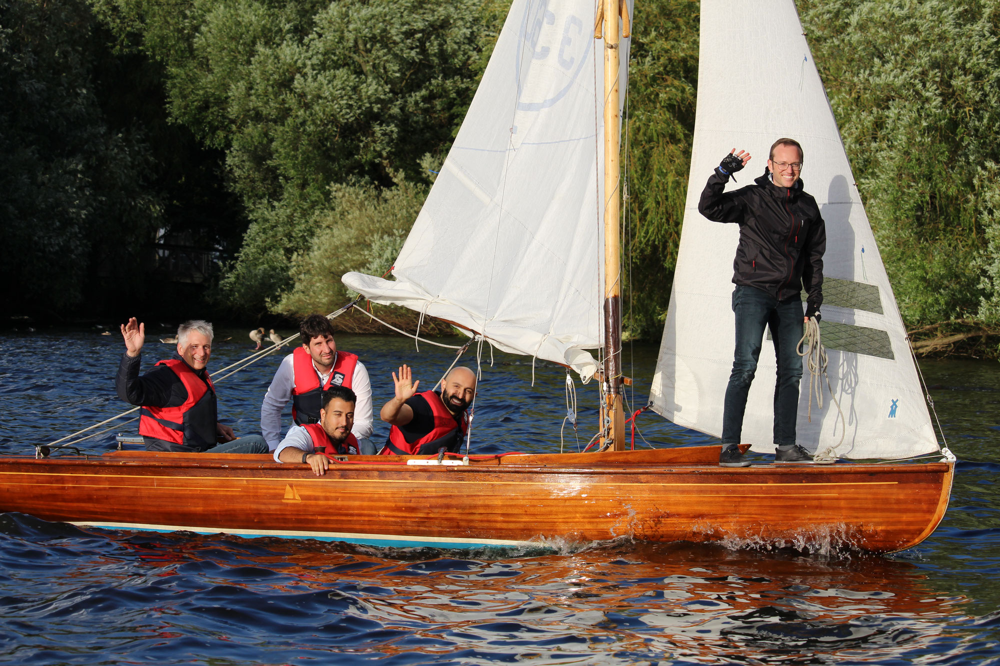 TUHH Segelevent auf der Alster