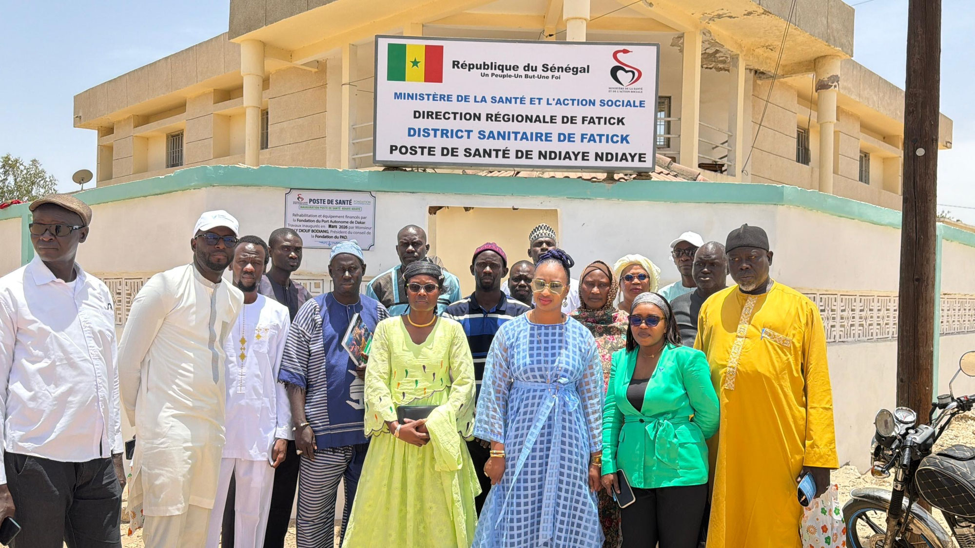RSE- Réception des travaux de réhabilitation du poste de santé de Ndiaye Ndiaye par la Fondation PAD