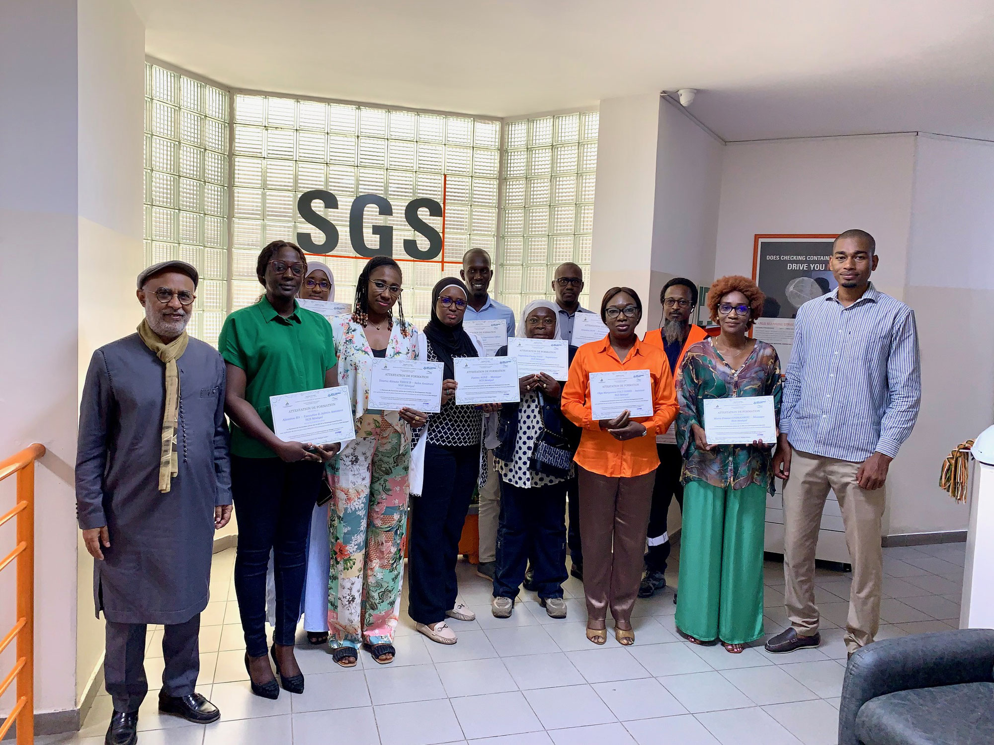 RSE- Fin du parcours de formation sur la RSE : SGS Sénégal valide ses projets RSE structurants