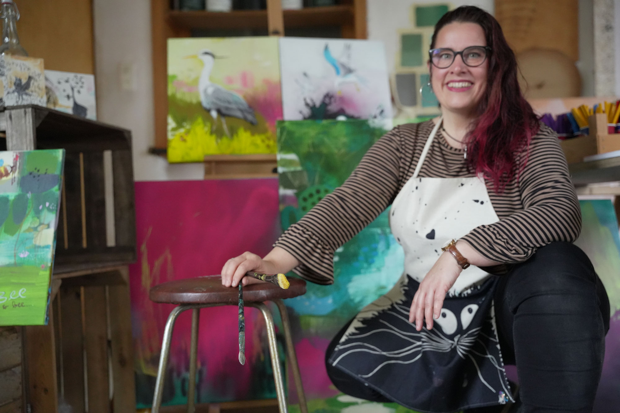 Auf dem Weg zu meiner ersten Solo-Ausstellung: „Let’s talk Birds" ist in Sicht
