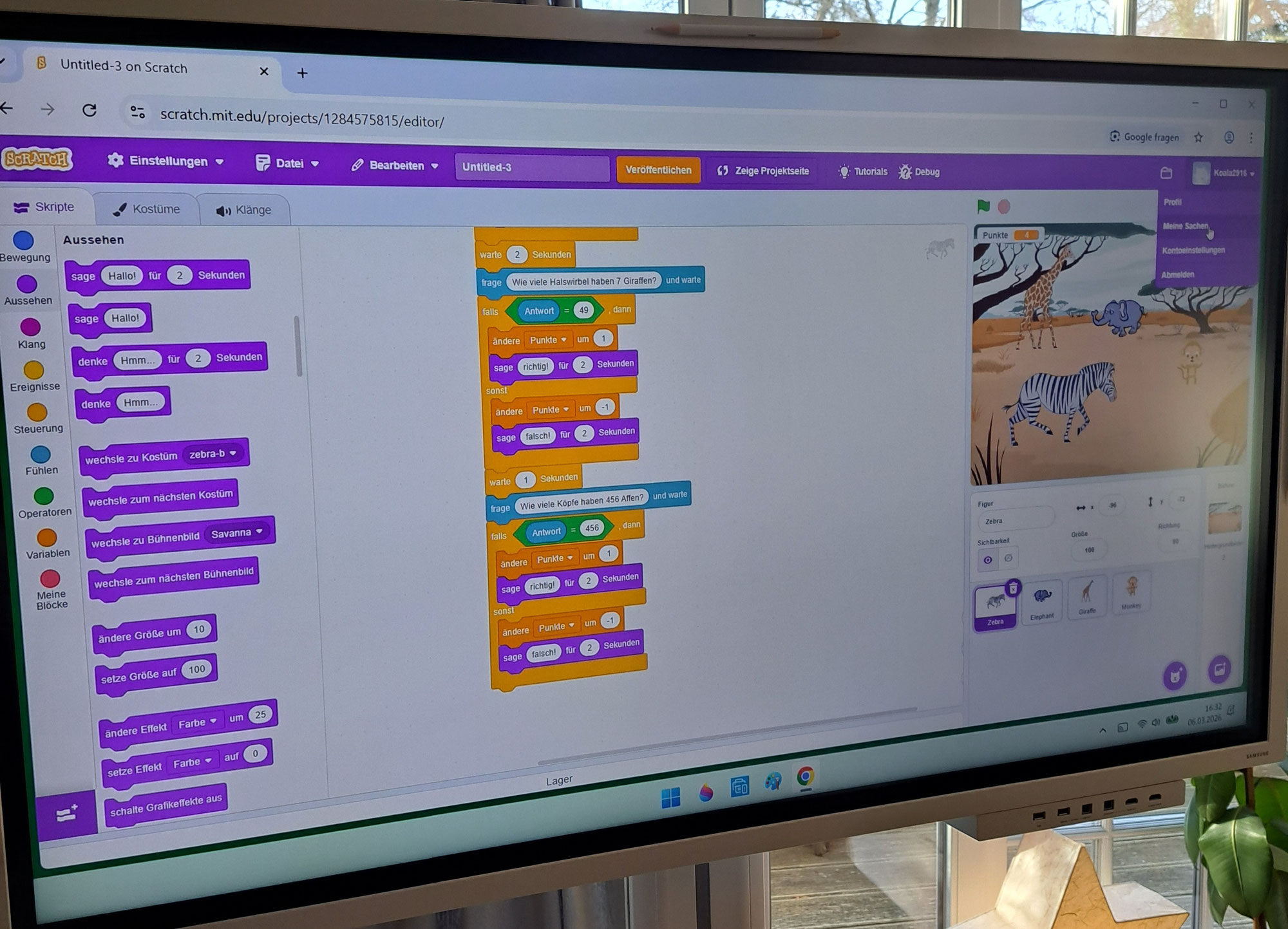 Scratch-Kurs mit Erfolg abgeschlossen