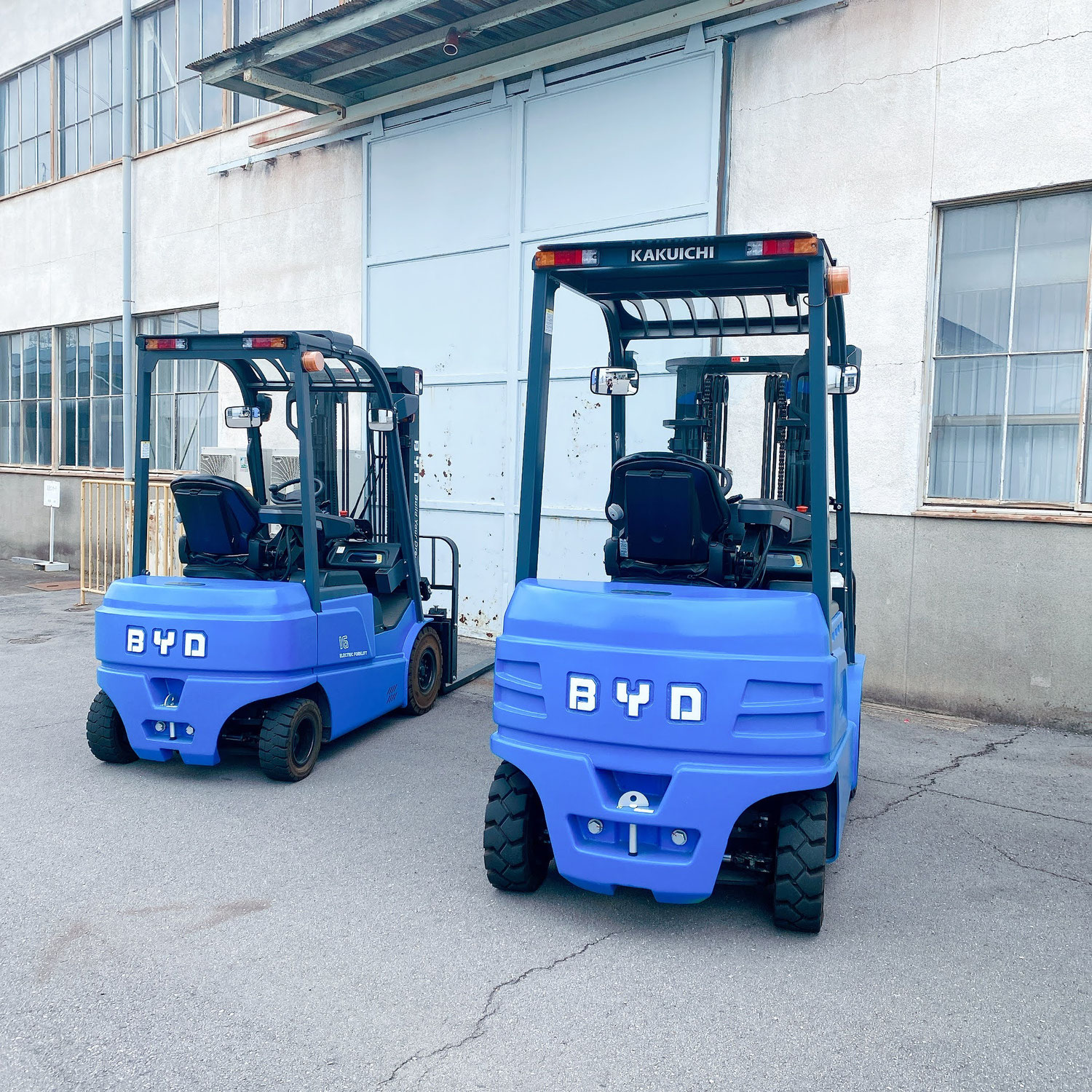 【カクイチKakuichi】BYD EVフォークリフトサブスクリプション　BYD EV Forklift Subscription