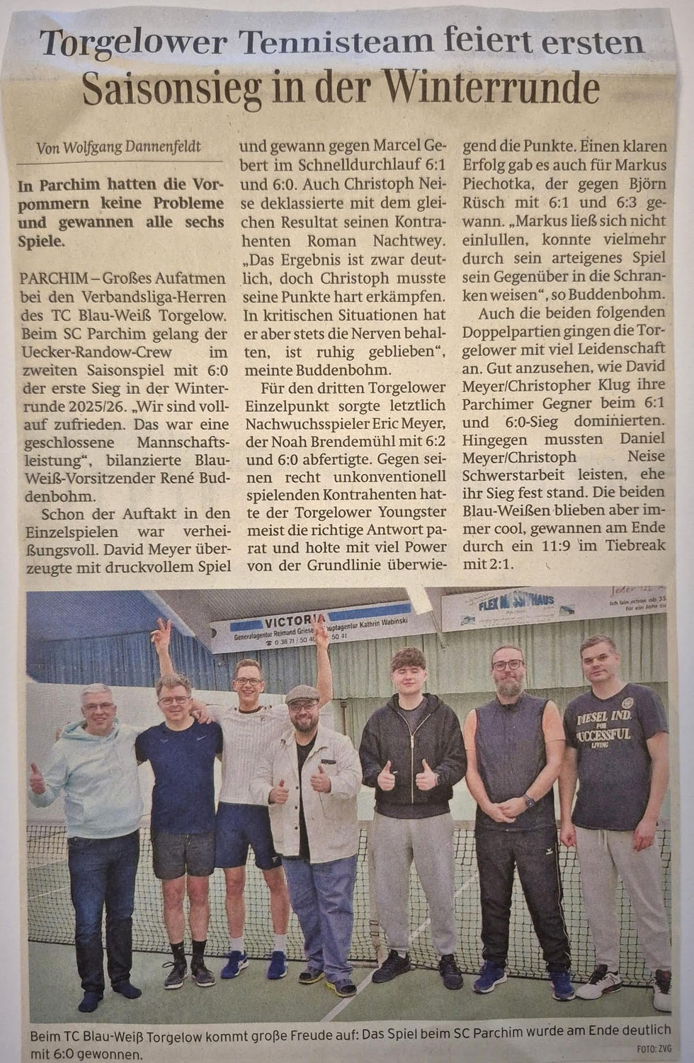Klarer Auswärtssieg in Parchim 