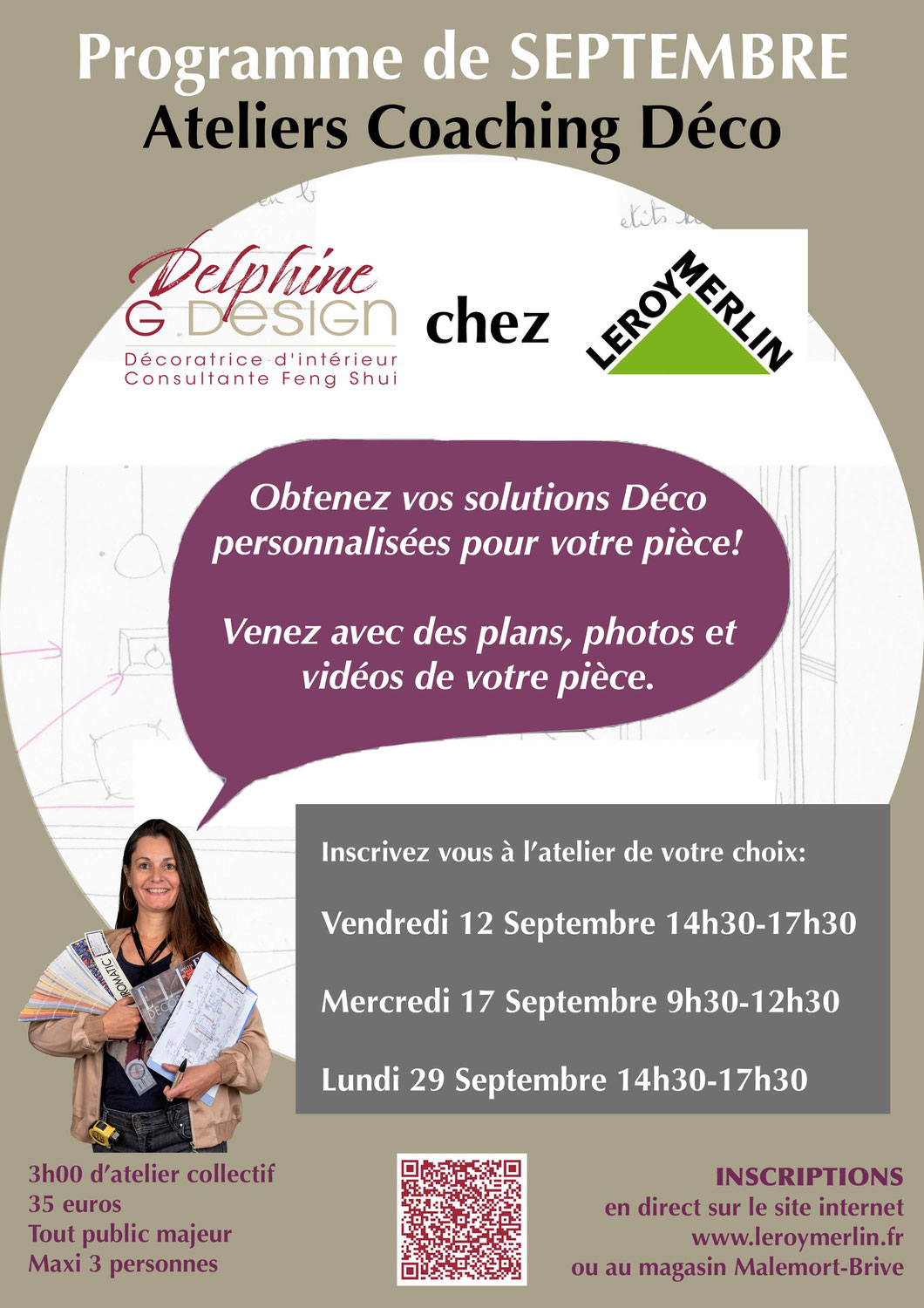 Ateliers Coaching Déco Septembre 2025