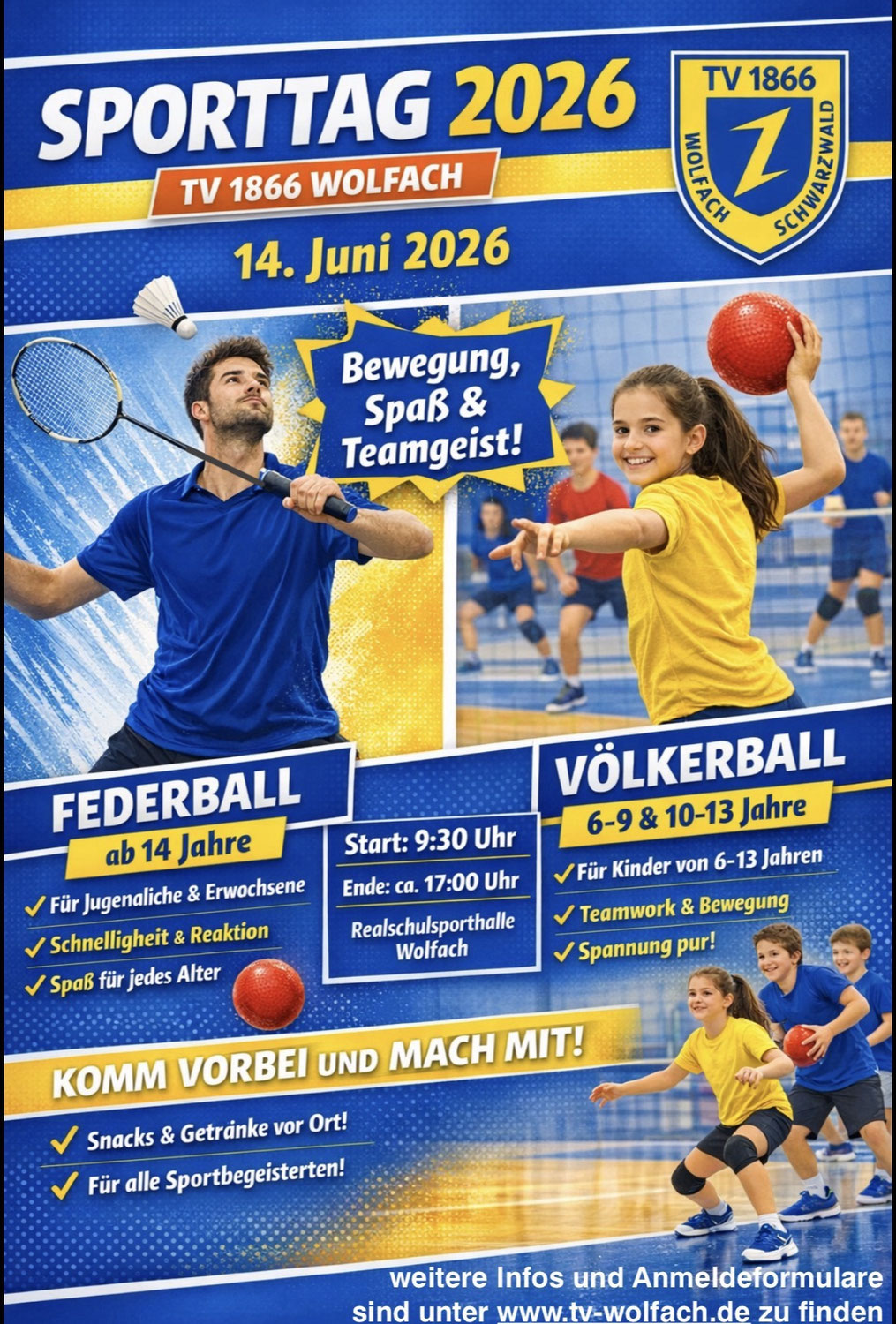 TV 188 Wolfach veranstaltet Sporttag