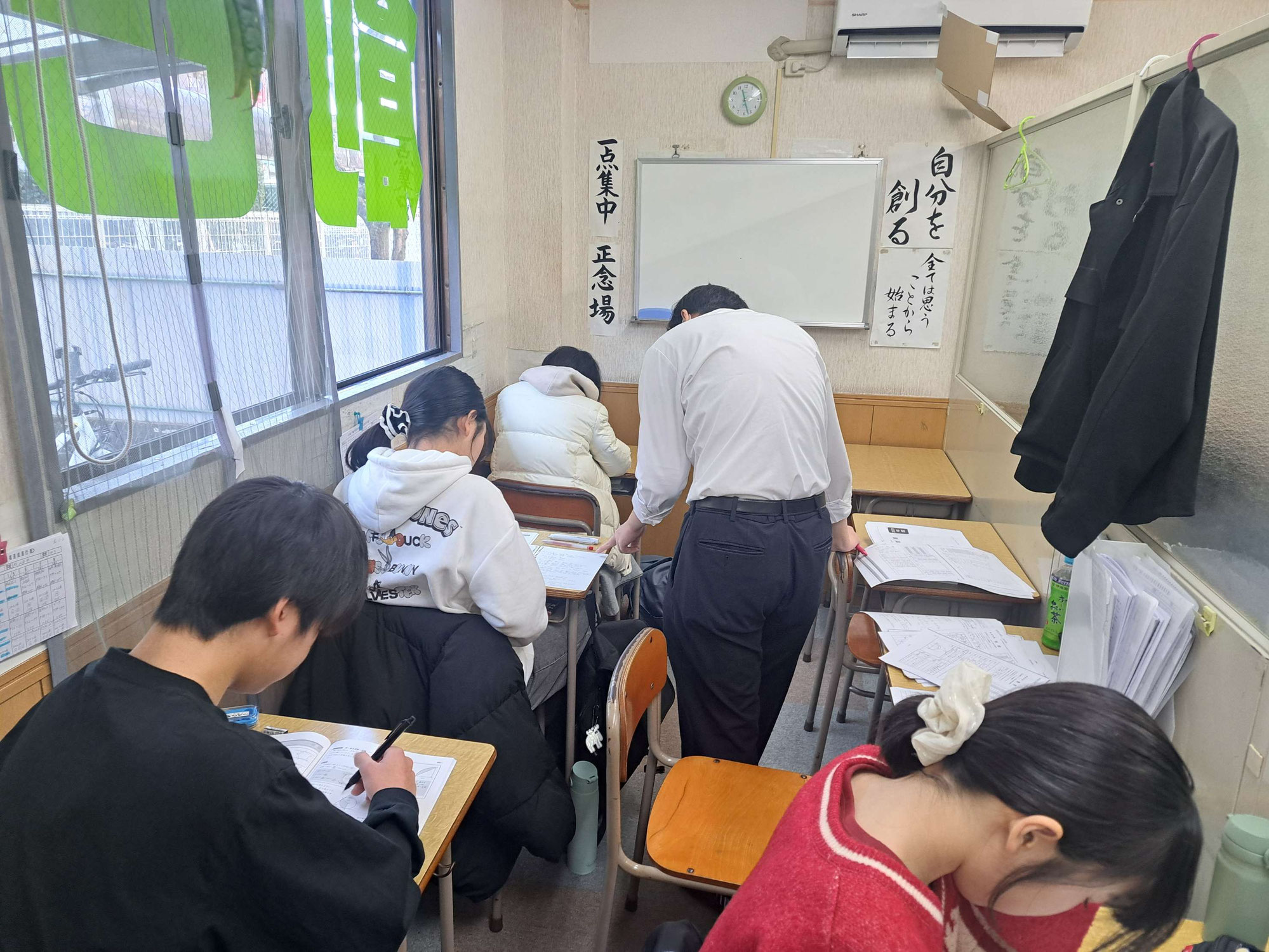 １／５から創己ゼミ冬期集中授業後期のトレーニング学習が始まりました、リズム、ペースを戻していこう