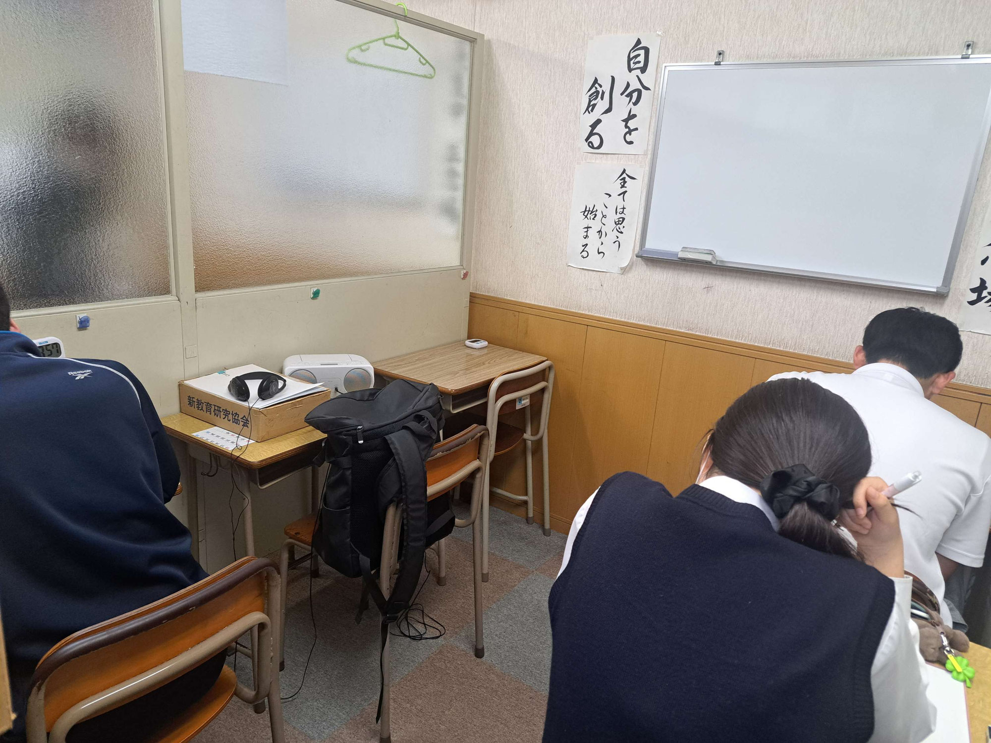 高校生のテスト期間の中で、中高生たちも自立トレーニング学習頑張ってます！