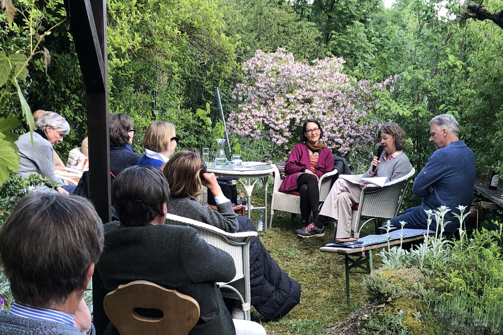 Lesen mit Aussicht: ein literarischer Abend im Weinberg