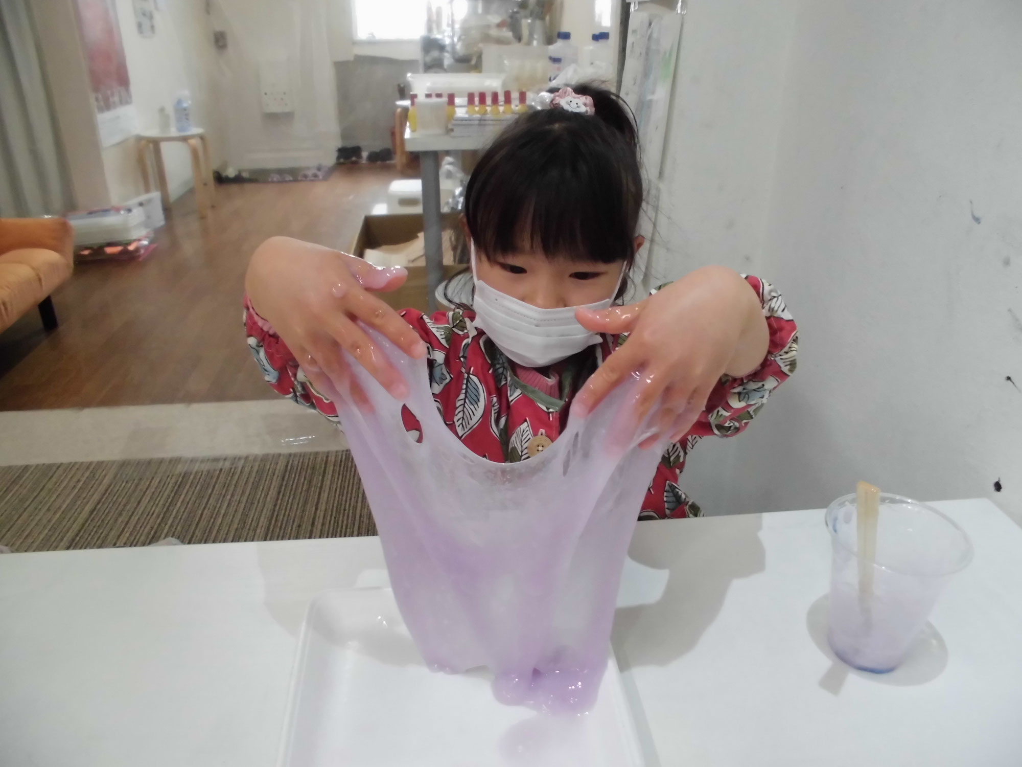 待望のスライム作り！