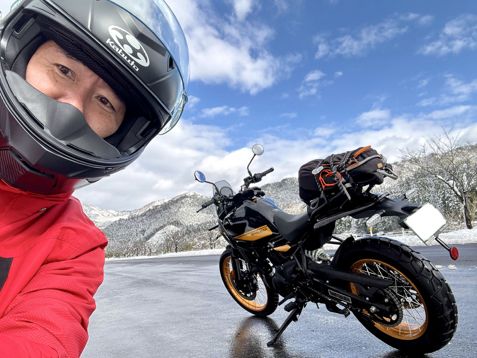 バイクにもバランスエッグ・アクア！