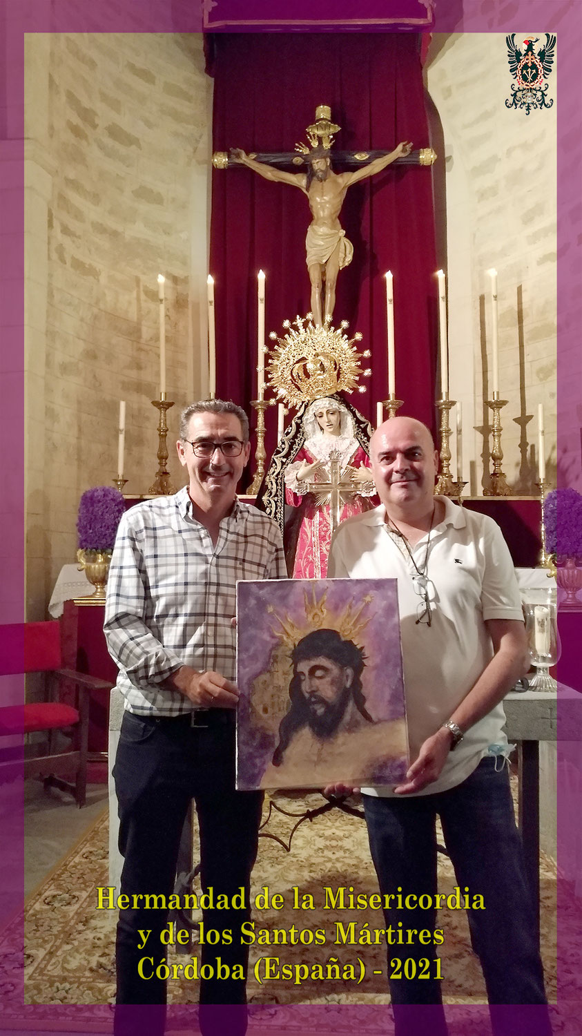 Donación de un cuadro del Santísimo Cristo