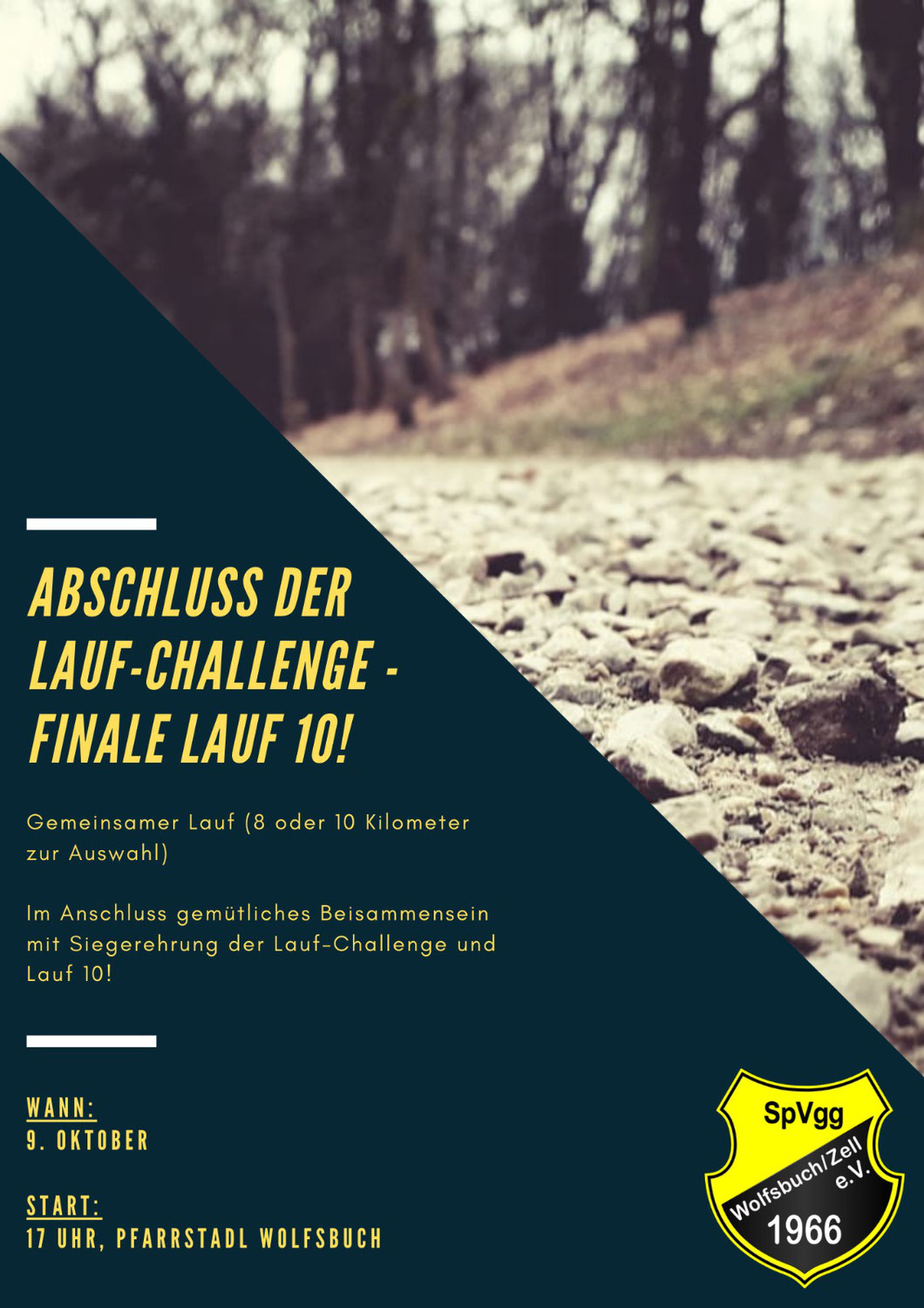 Abschluss des Lauf-Challenge