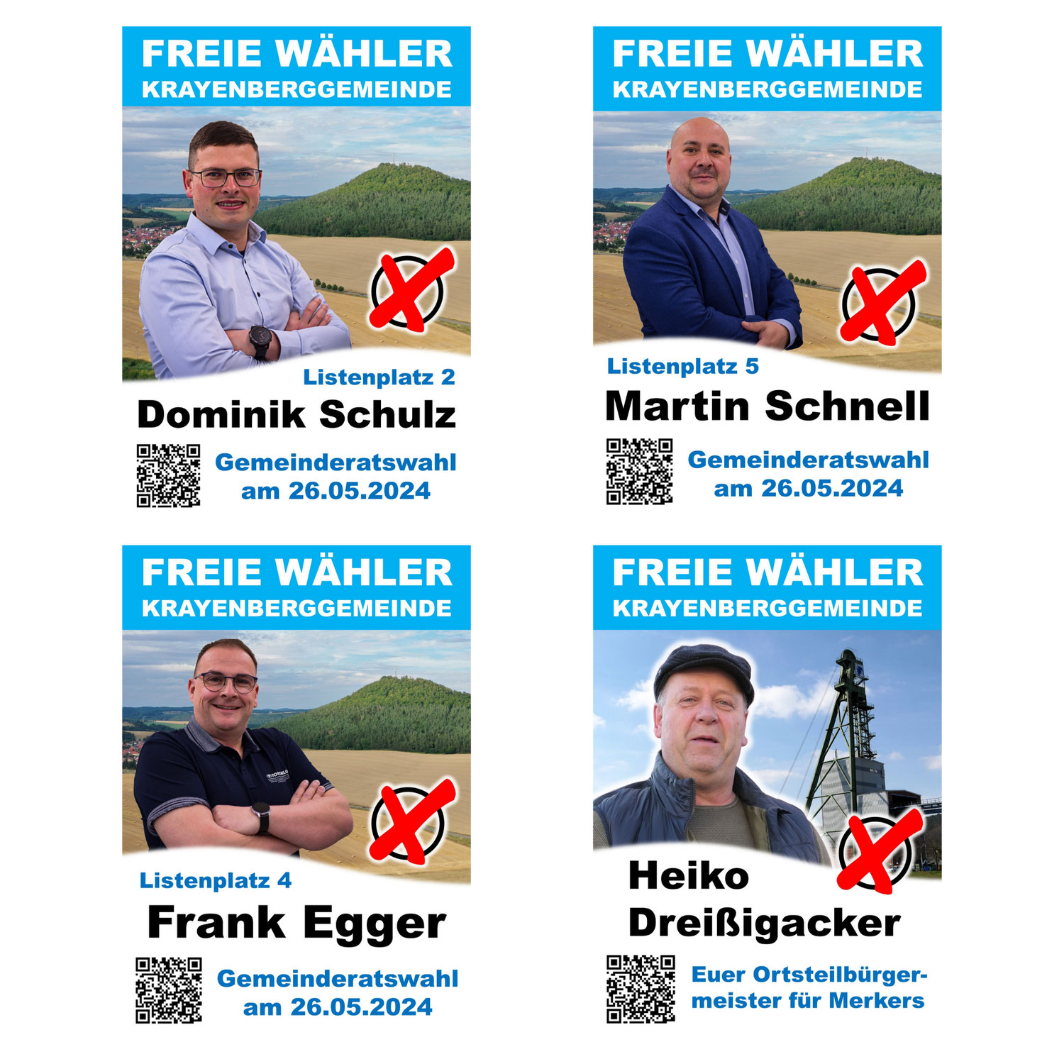 Unsere Wahlplakate sind fertig
