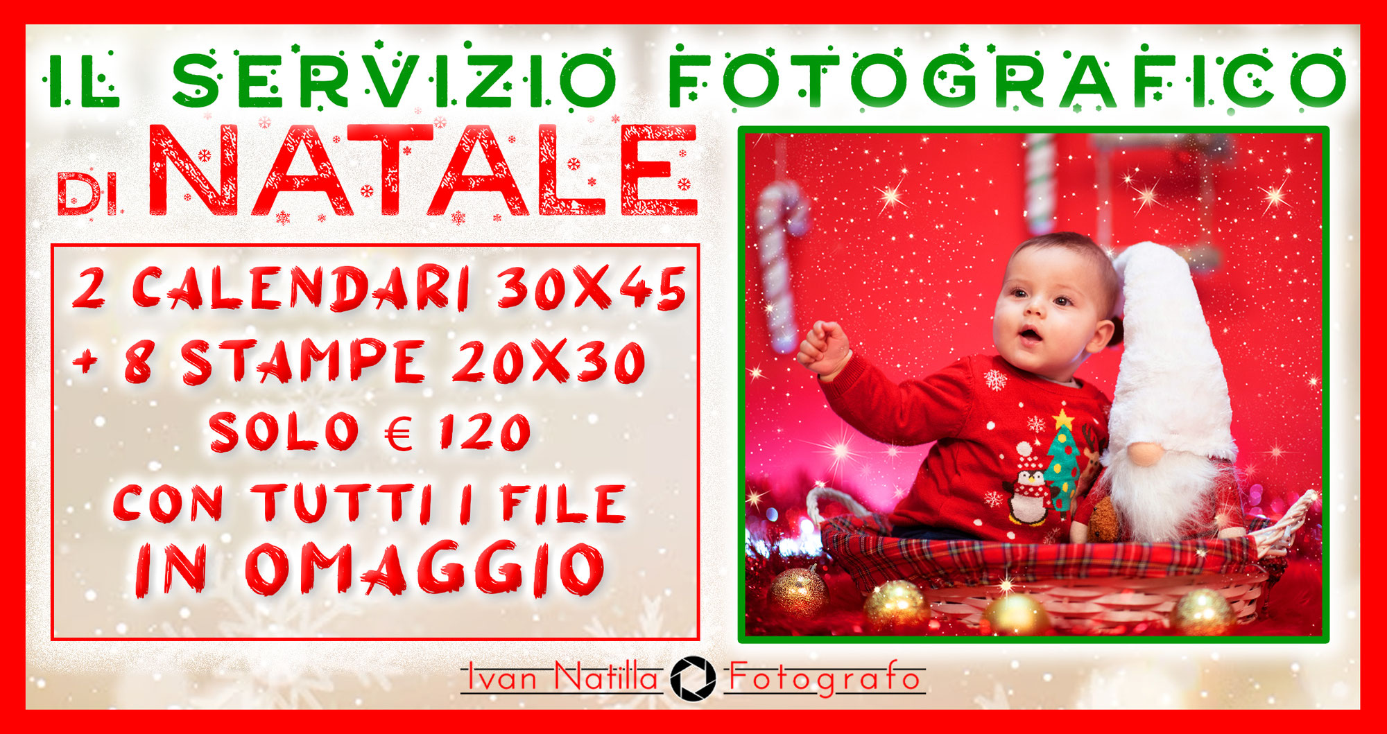 SERVIZIO FOTOGRAFICO DI NATALE